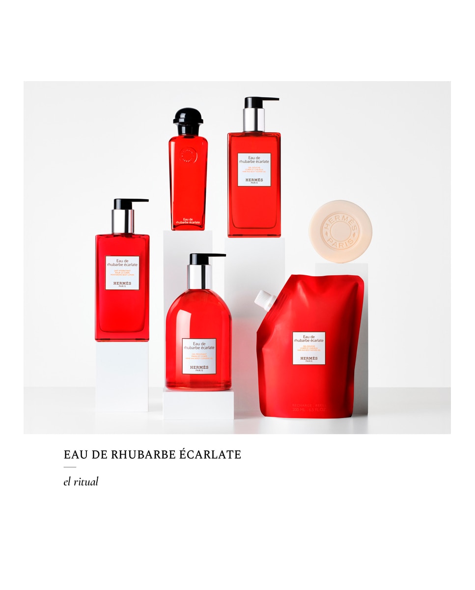 Leche corporal hidratante Eau de Rhubarbe Écarlate 200 ml Hermès