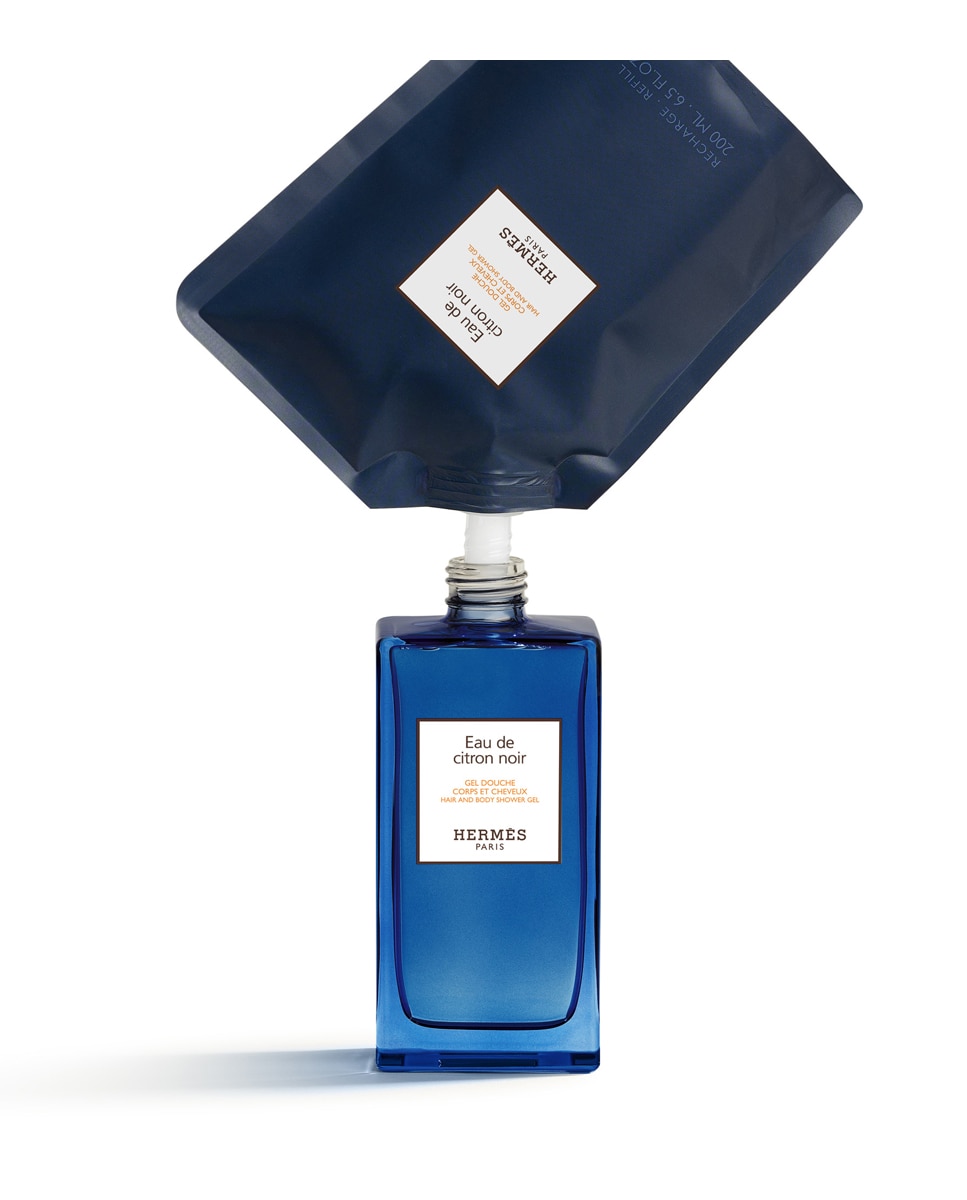 Gel de ducha para cuerpo y cabello Eau de Citron Noir Hermès - 200 ml 5