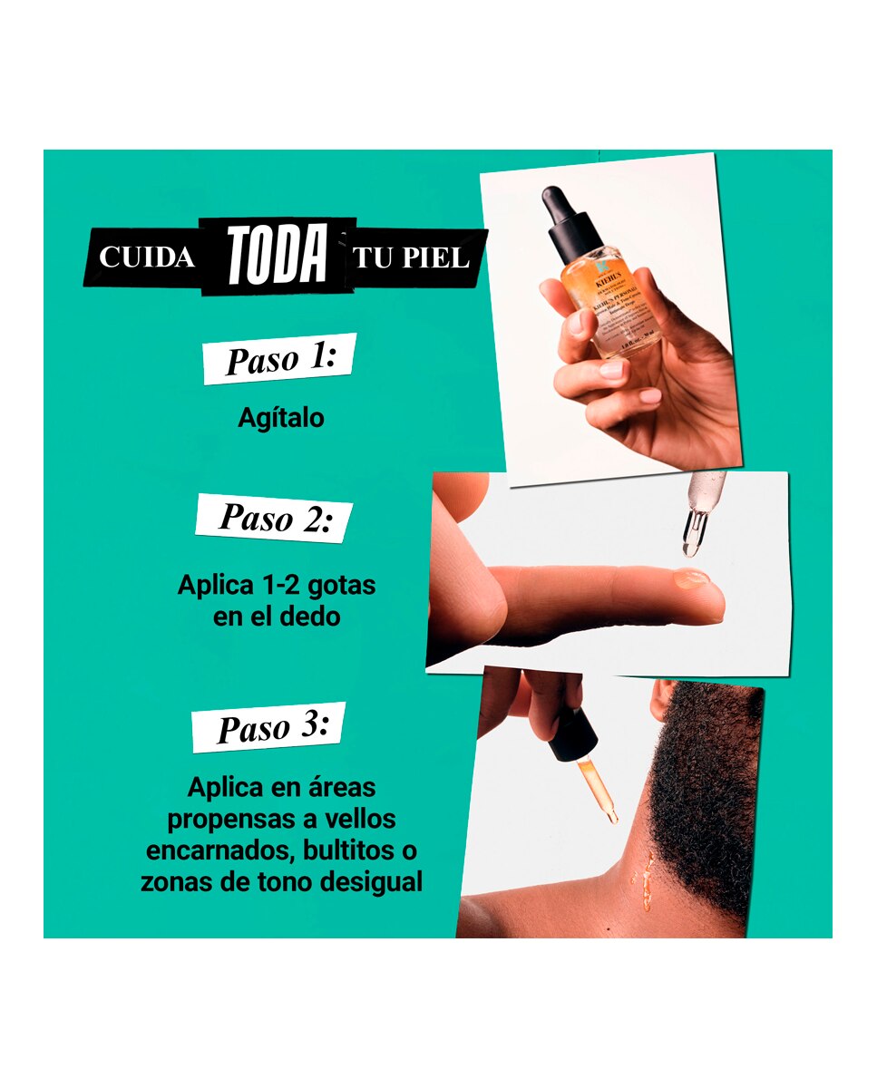 Loción Personals Ingrown Hair & Tone Correcting Intimate Drops 30 ml Kiehl'S - 30 ml 2
