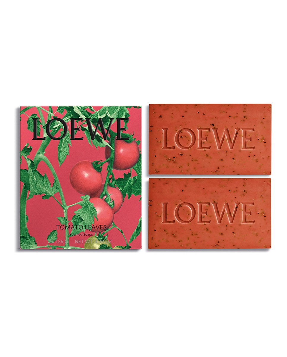 Imagen 2 de Set de 2 jabones sólidos Tomato Scented Loewe - 250 g