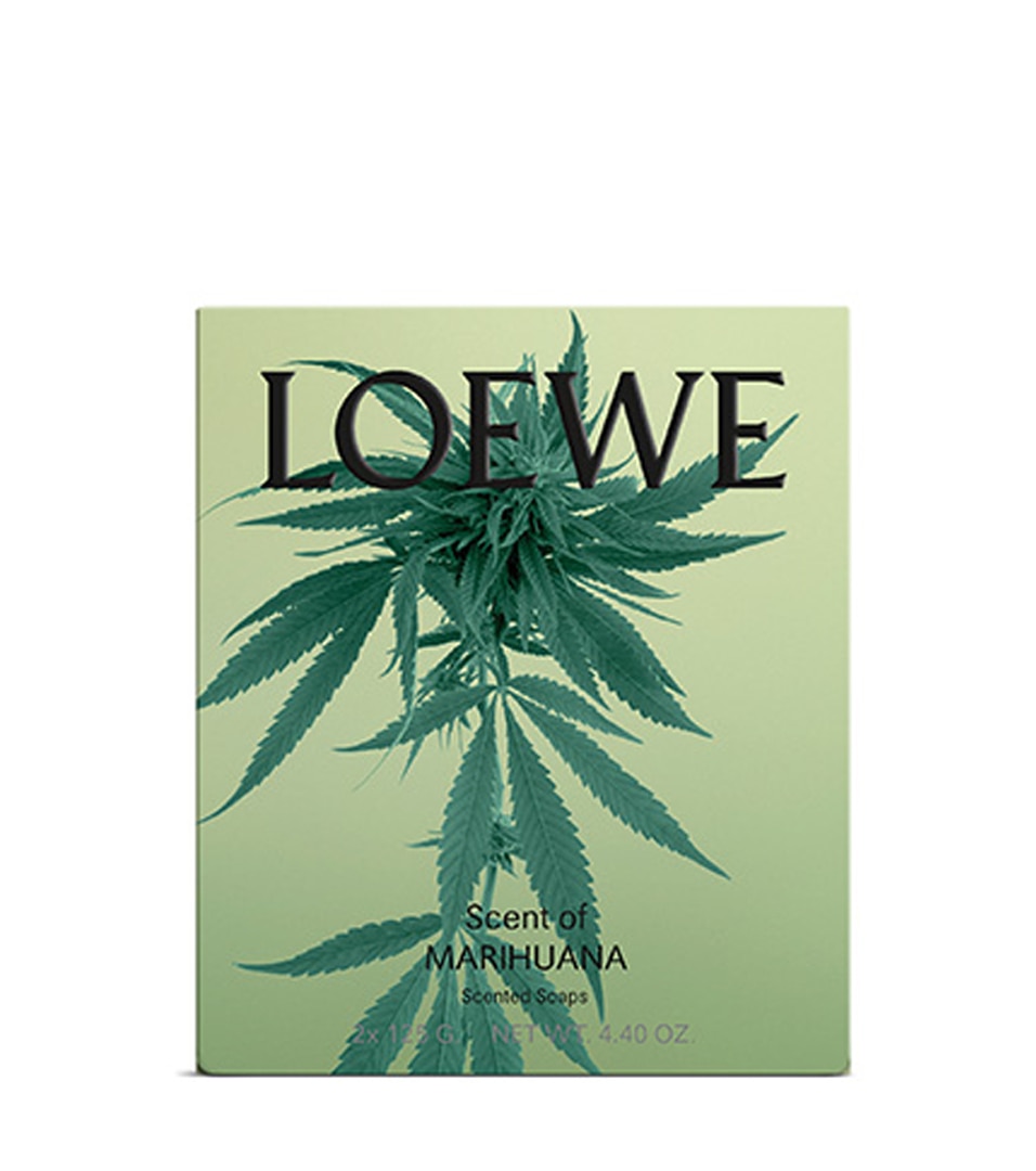 Imagen 3 de Set de 2 jabones sólidos Marihuana Scented Loewe - 250 g
