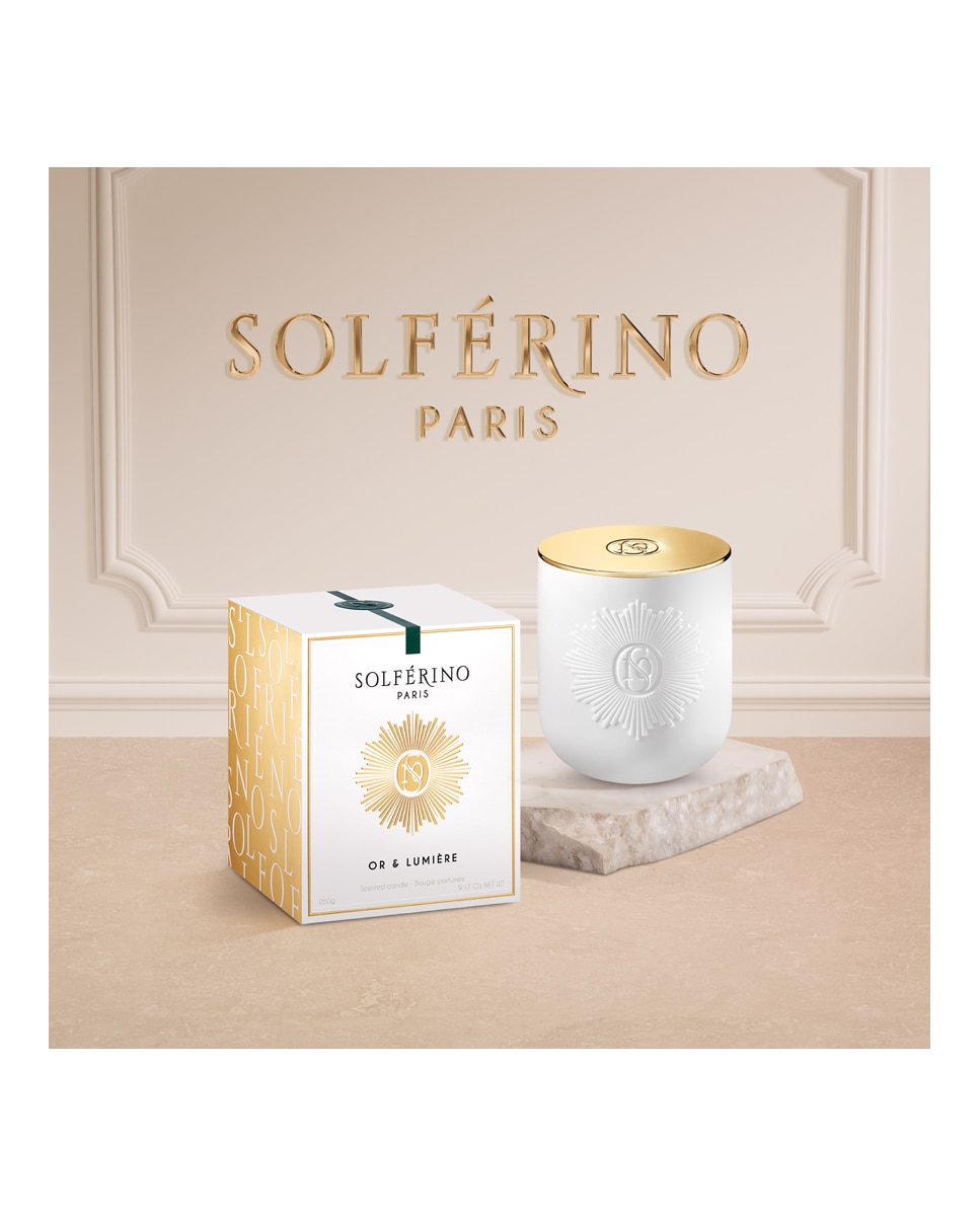 Imagen 4 de Vela aromática Bougie Or & Lumiere 260gr Solferino - 260 g