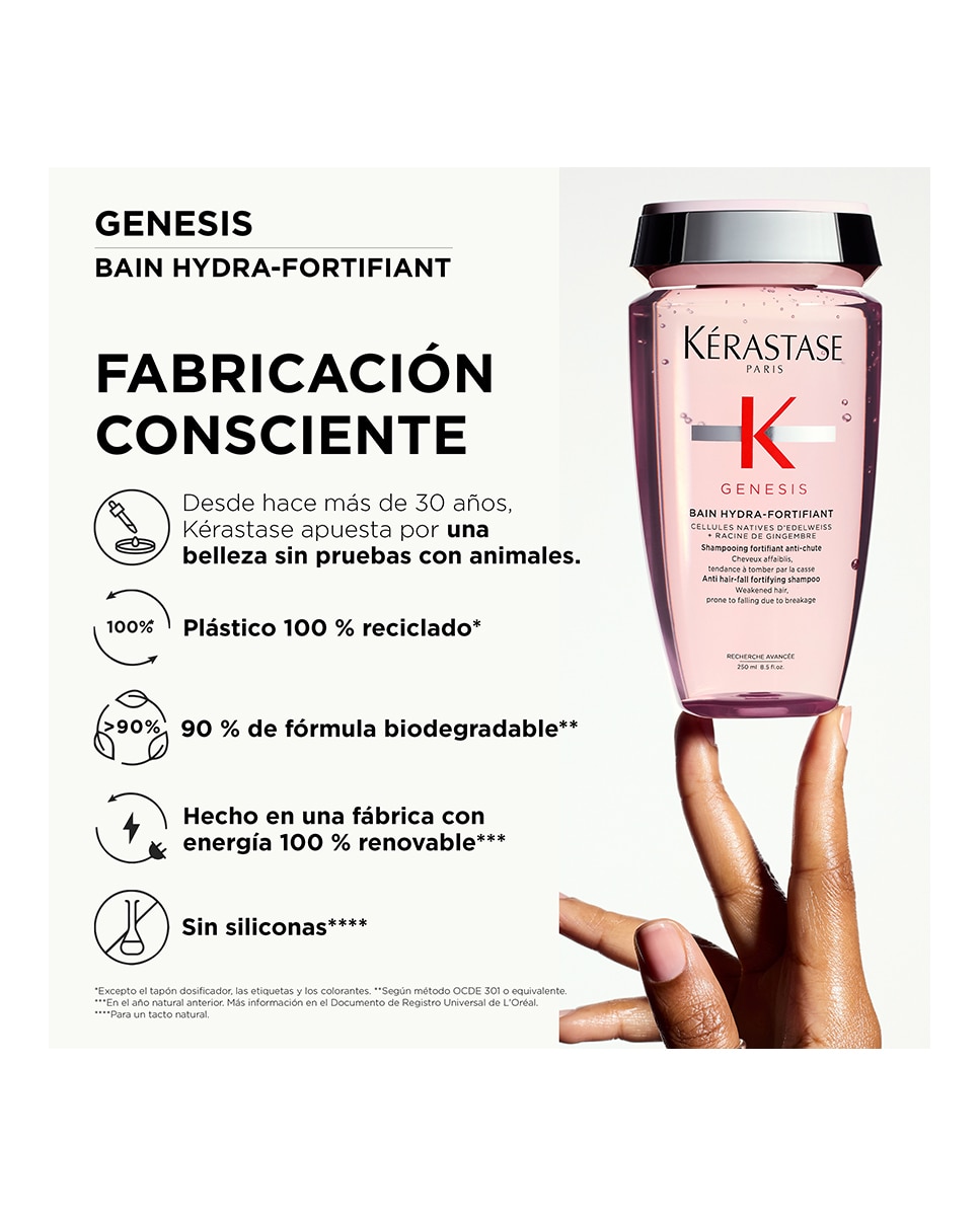 Champú Génesis Baño Hydra-Fortifiant Kérastase - 250 ml 5