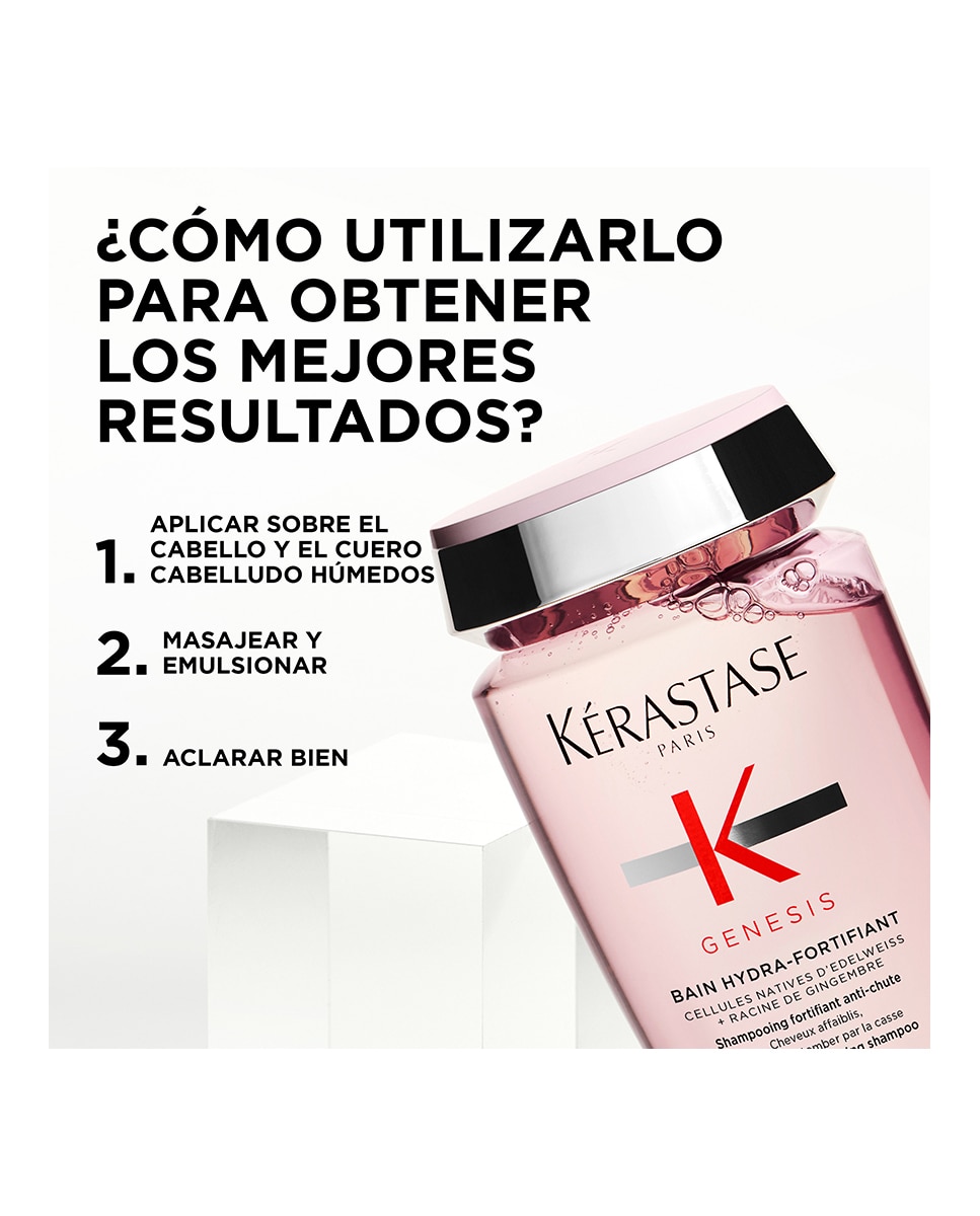 Champú Génesis Baño Hydra-Fortifiant Kérastase - 250 ml 6