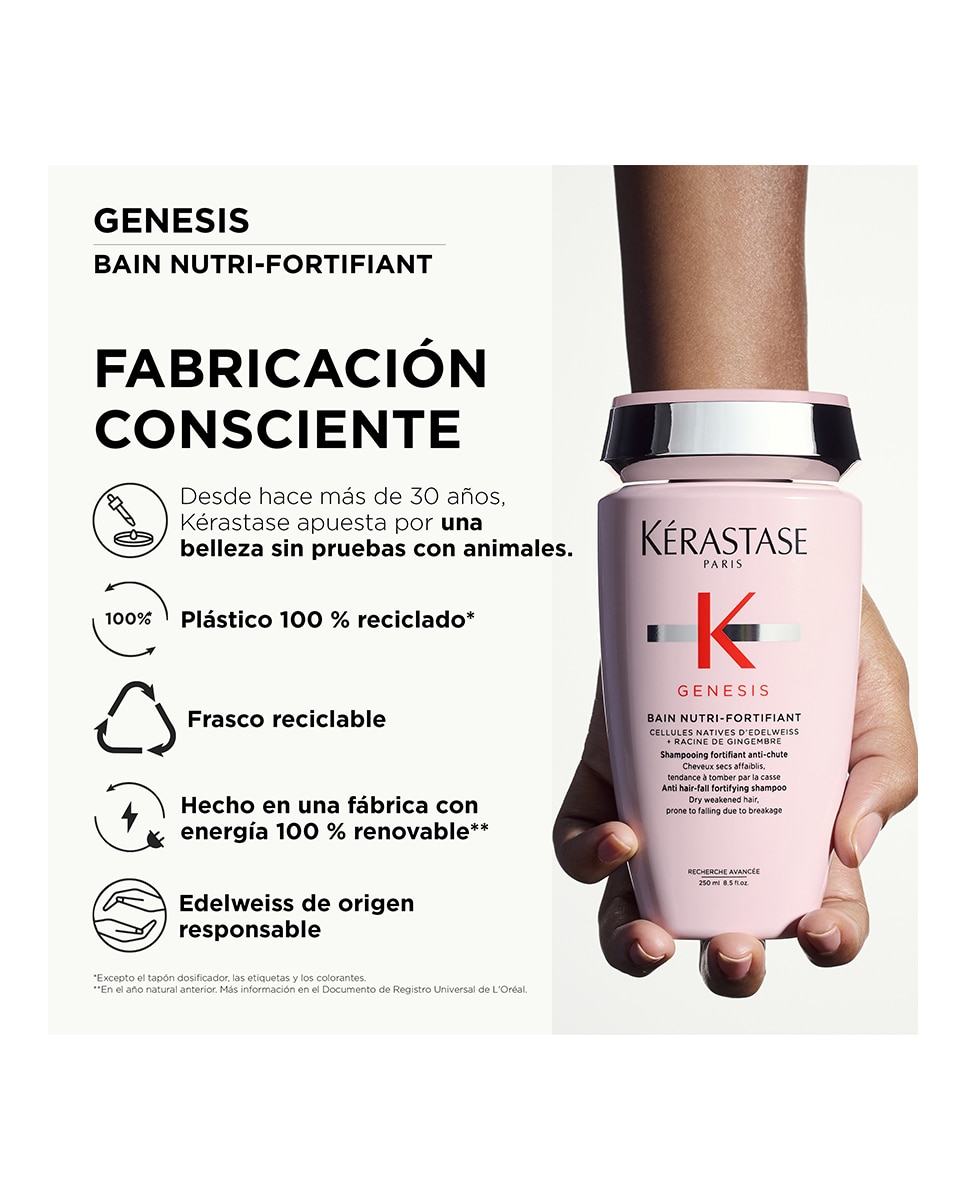 Champú Génesis Baño Nutri-Fortifiant Kérastase - 250 ml 5