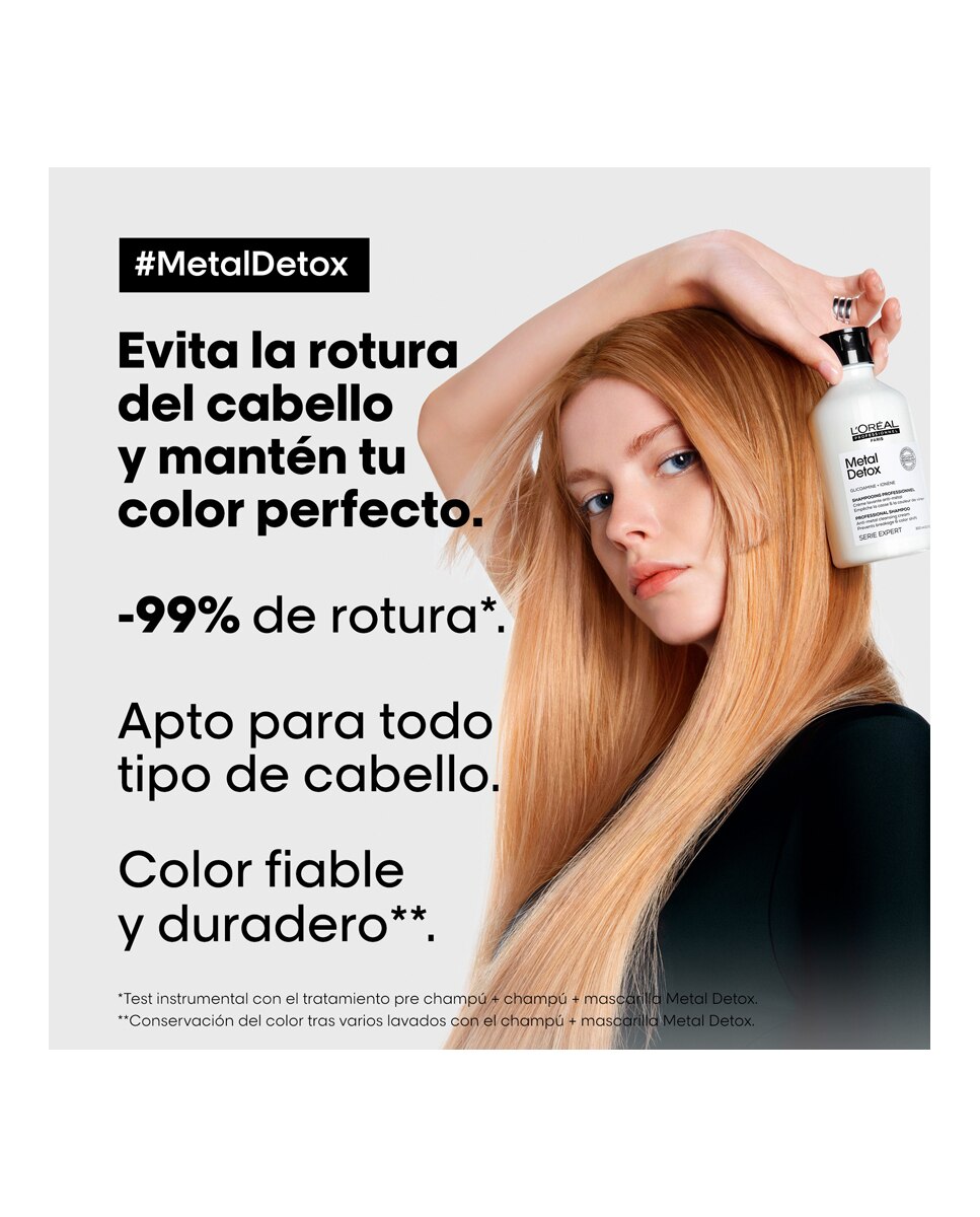 Champú Metal Detox 300 ml L'Oreal Professionnel - 300 ml 6