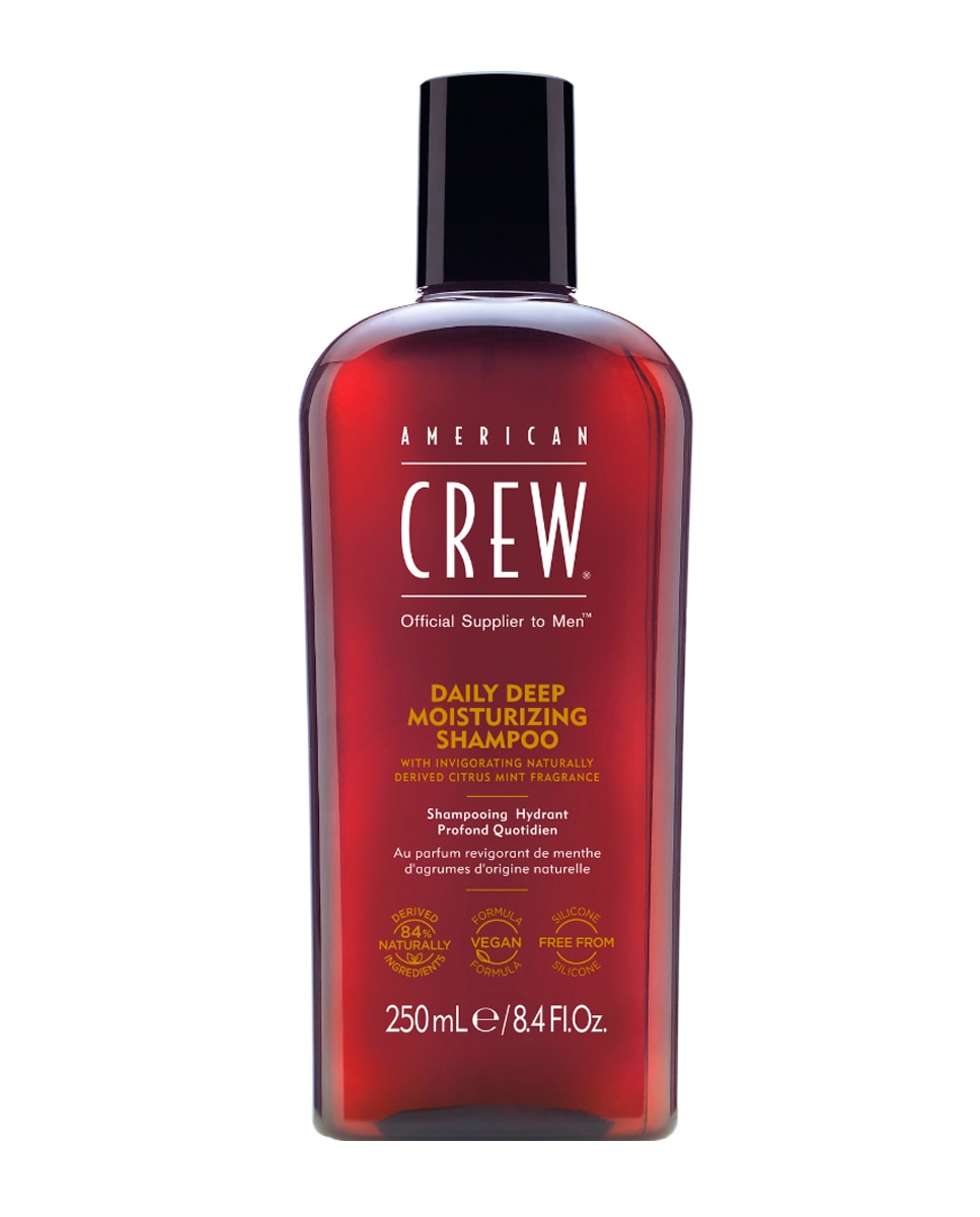American Crew - Champú hidratante Daily Deep Moist 250ml American Crew.