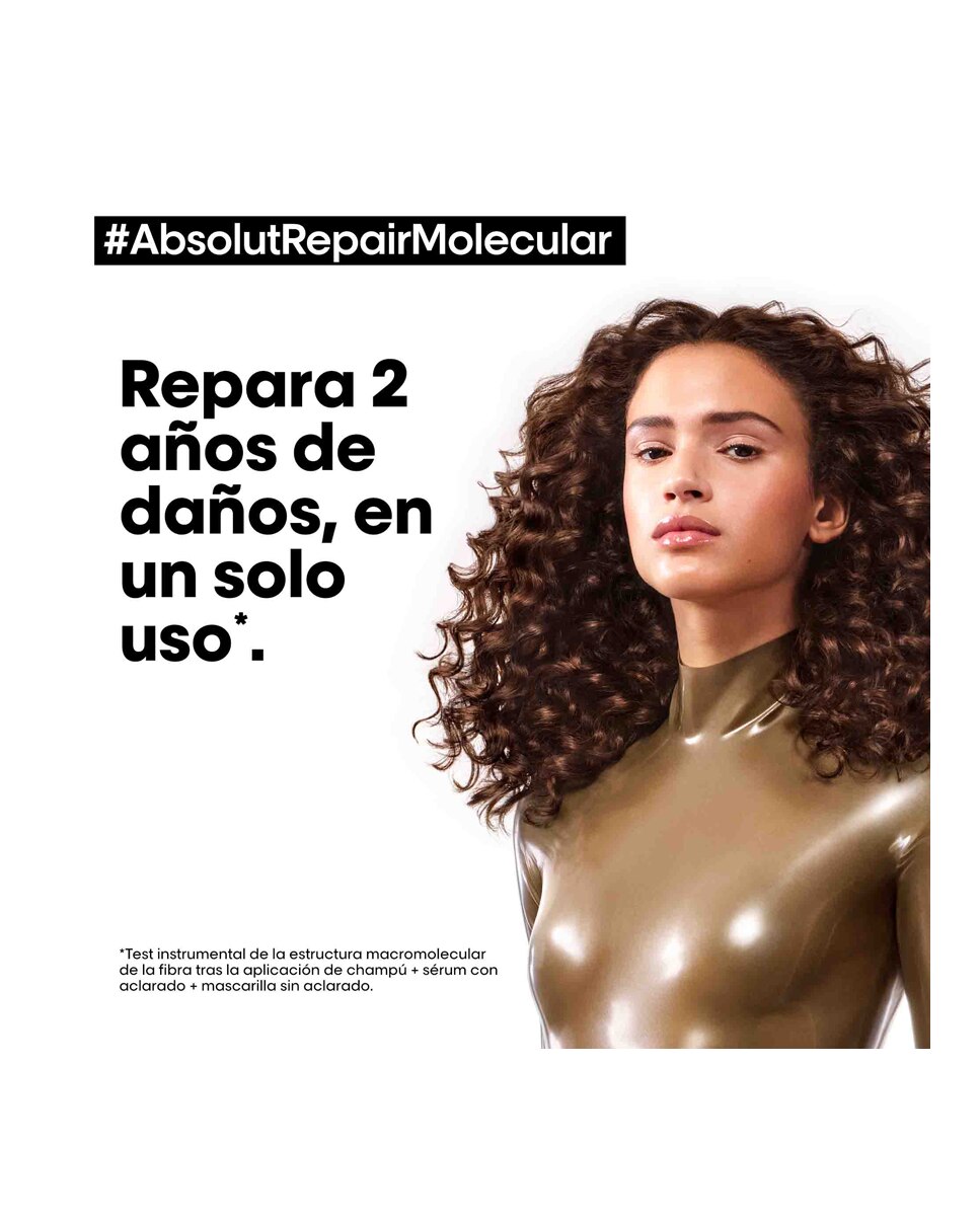 Champú Absolut Repair Molecular Sin Sulfatos L'Oreal Professionnel - 300 ml 4