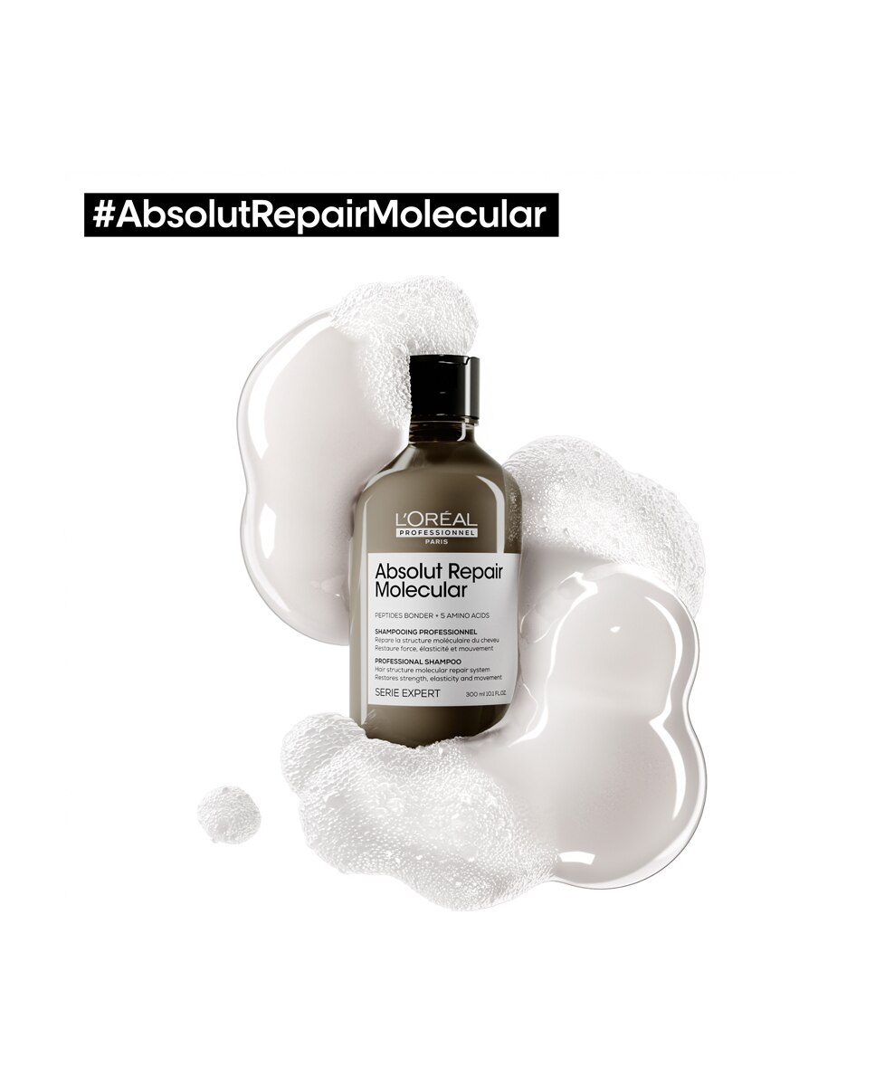 Champú Absolut Repair Molecular Sin Sulfatos L'Oreal Professionnel - 300 ml 8