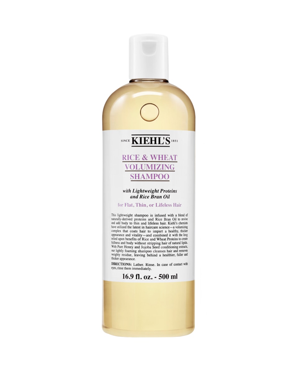 Kiehl's - Champú natural voluminizador Rice and Wheat Volumizing Shampoo 500 ml Kiehl's.