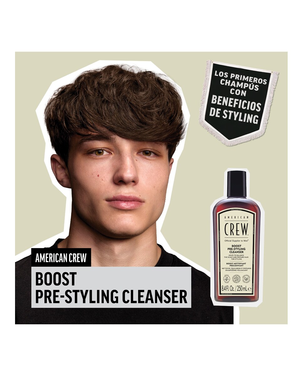 Champú Boost 250 ml American Crew 3