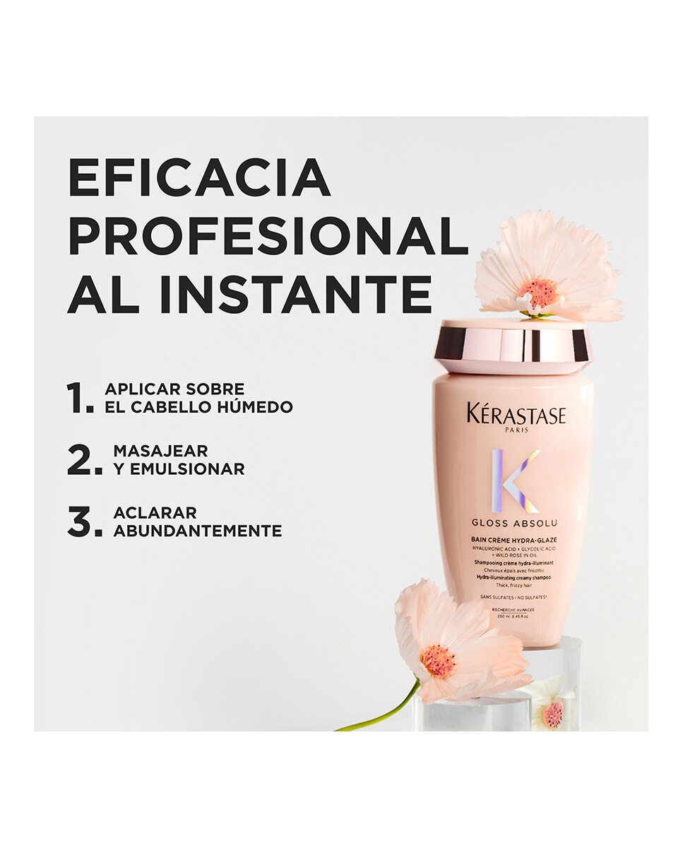Champú Bain Crème Hydra-Glaze Botella Recargable Kérastase Paris - 250 ml 8