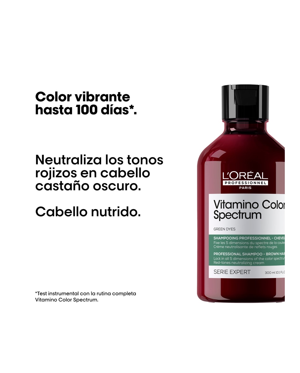 Champú Para Cabello Coloreado Vitamino Color Spectrum Green L'Oréal Professionnel - 300 ml 2