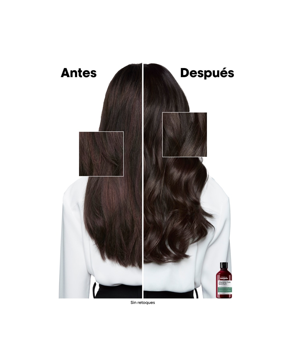Champú Para Cabello Coloreado Vitamino Color Spectrum Green L'Oréal Professionnel - 300 ml 3
