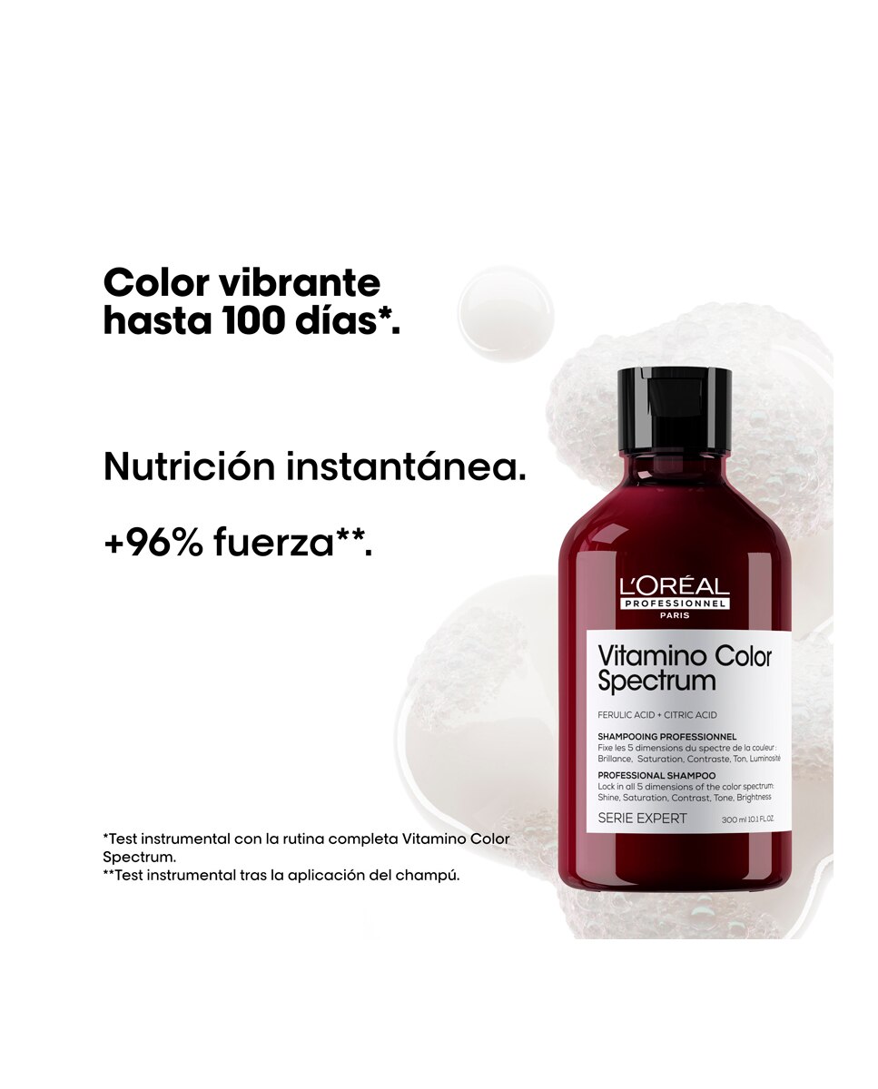 Champú Para Cabello Coloreado Vitamino Color Spectrum L'Oréal Professionnel - 300 ml 2