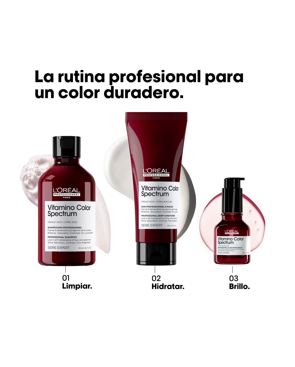 Champú Para Cabello Coloreado Vitamino Color Spectrum L'Oréal Professionnel - 300 ml 6