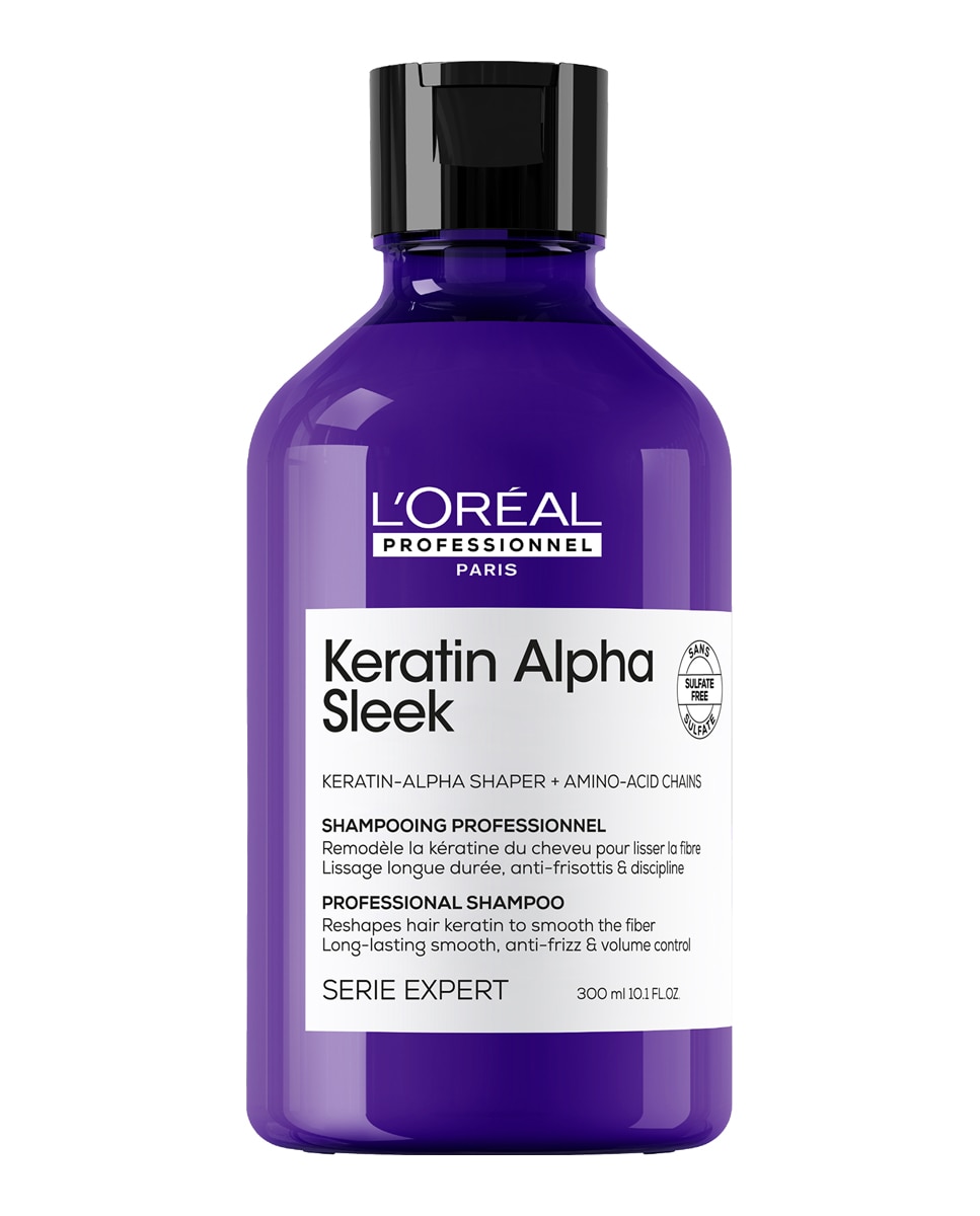 Imagen 0 de Champú sin sulfatos Keratin Alpha Sleek Serie Expert 300 Ml L'Oréal Professionnel