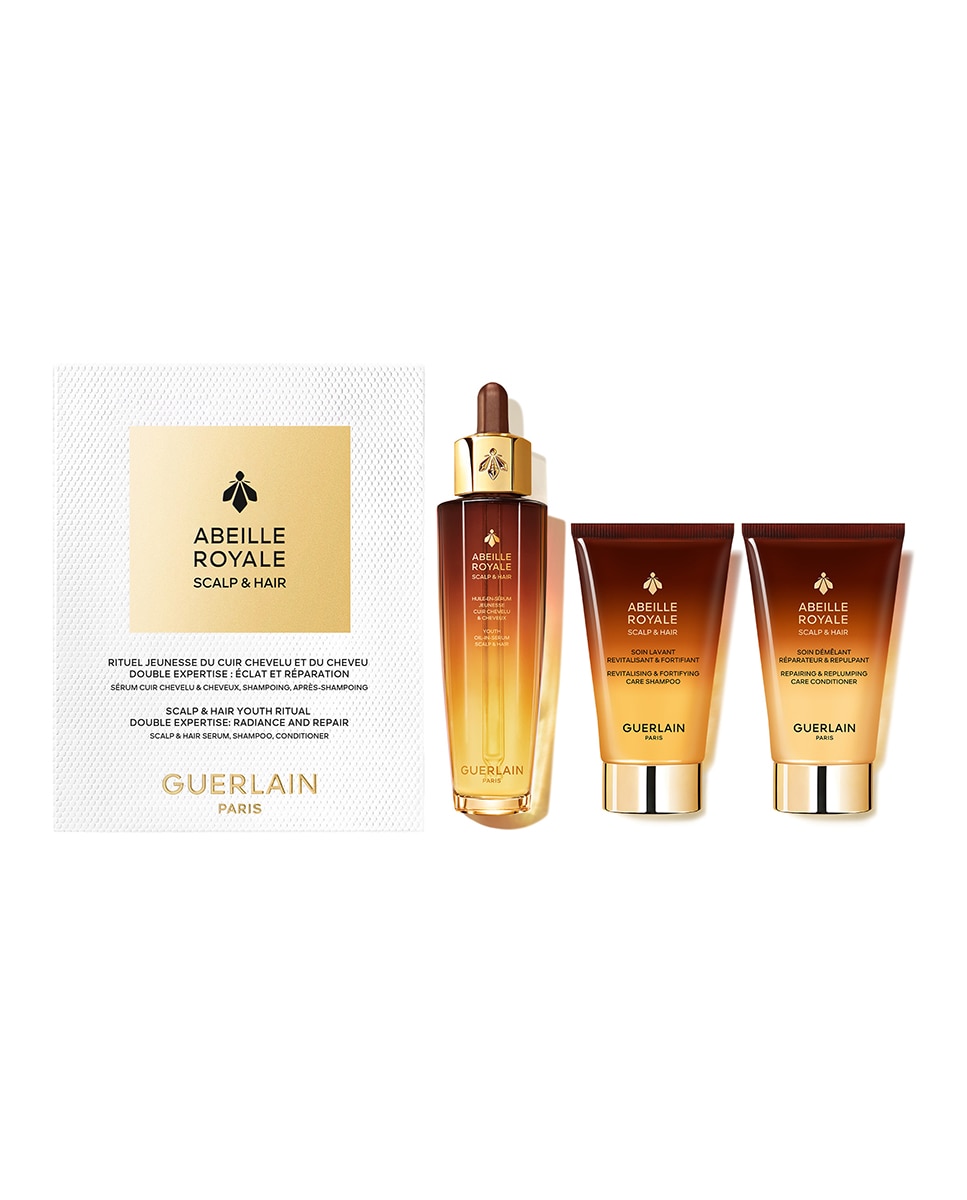 Estuche de Regalo Ritual de Juventud del Cuero Cabelludo y el Cabello Abeille Royale Guerlain 2