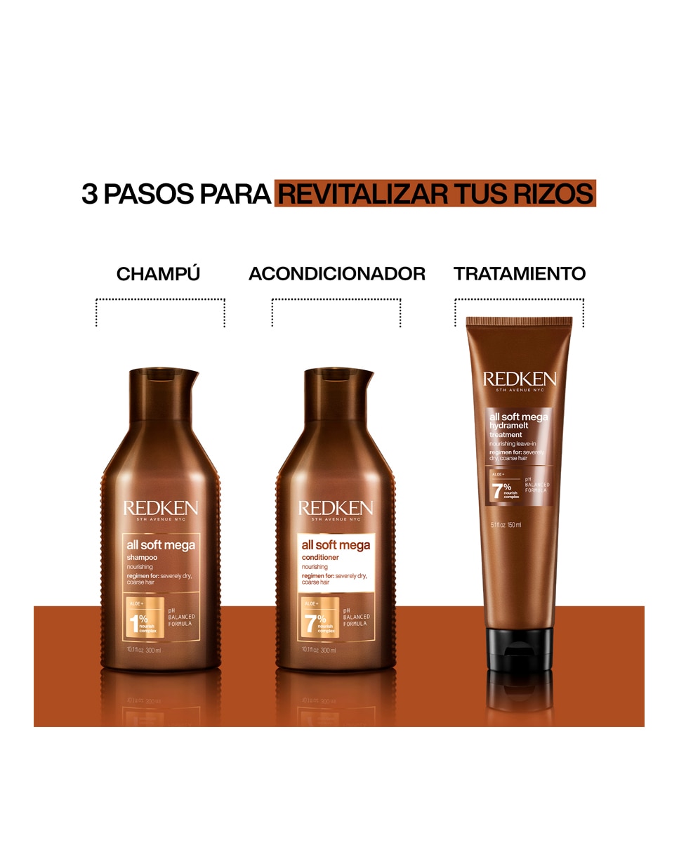 Acondicionador All Soft Mega Curls 300 ml Redken - 300 ml 4