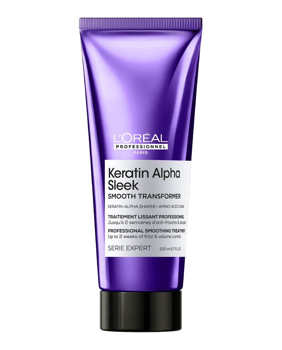 Imagen 0 de Crema de Peinado Smooth Transformer Keratin Alpha Sleek Serie Expert 200 Ml L'oreal Prossionnel