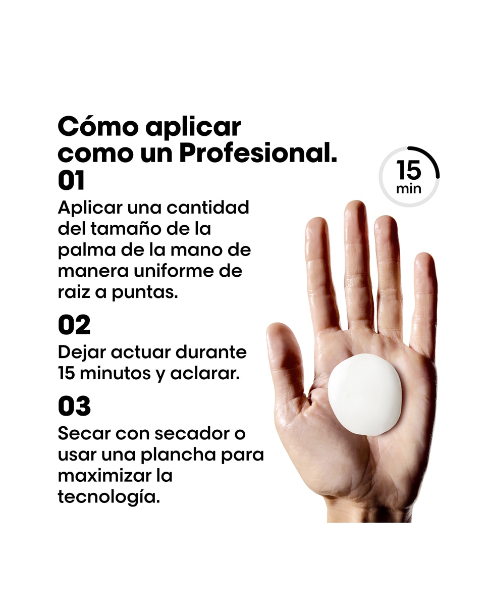 Crema de Peinado Smooth Transformer Keratin Alpha Sleek Serie Expert 200 Ml L'oreal Prossionnel 8