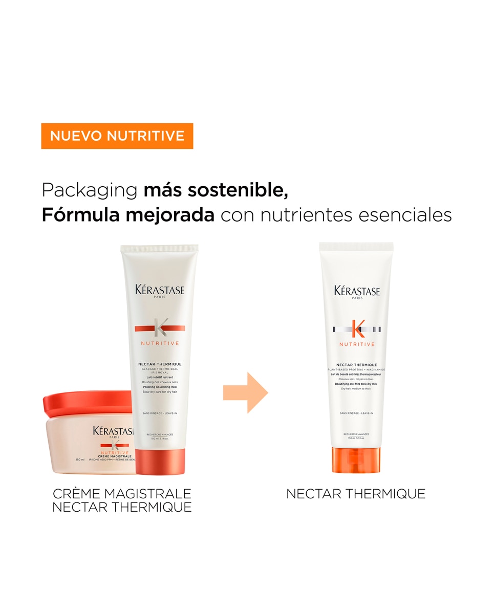 Leche anti encrespamiento Néctar Thermique Nutritive 150 ml Kérastase 7