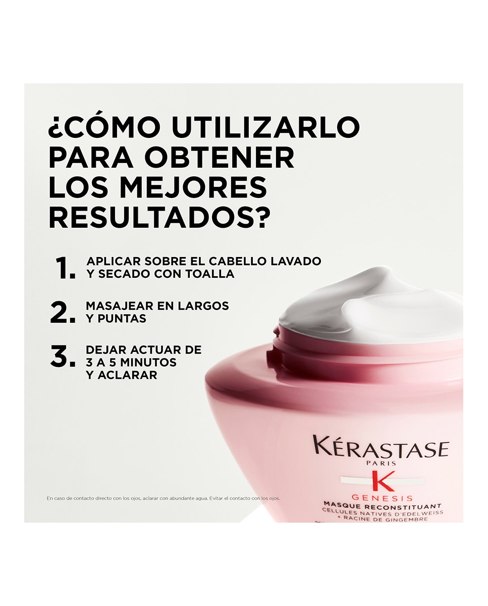 Mascarilla Genesis Masque Reconstituant Kérastase - 200 ml 5