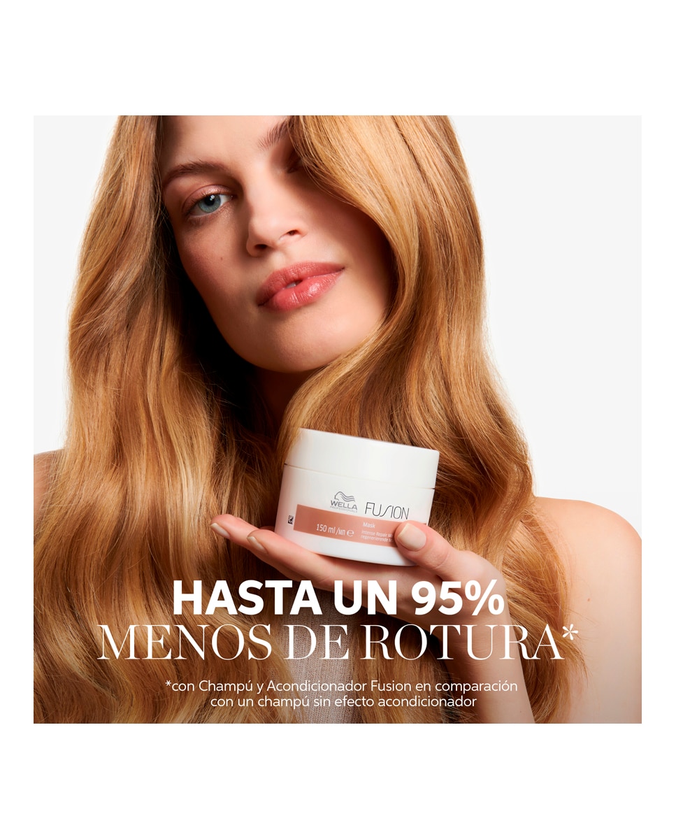 Mascarilla de Reparación Intensa Fusion para Cabello Dañado Wella Professionals - 150 ml 4