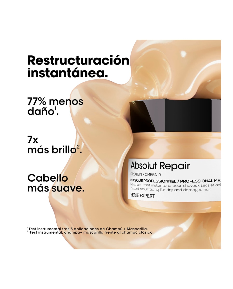 Mascarilla Absolut Repair Gold L'Oreal Professionnel - 250 ml 2