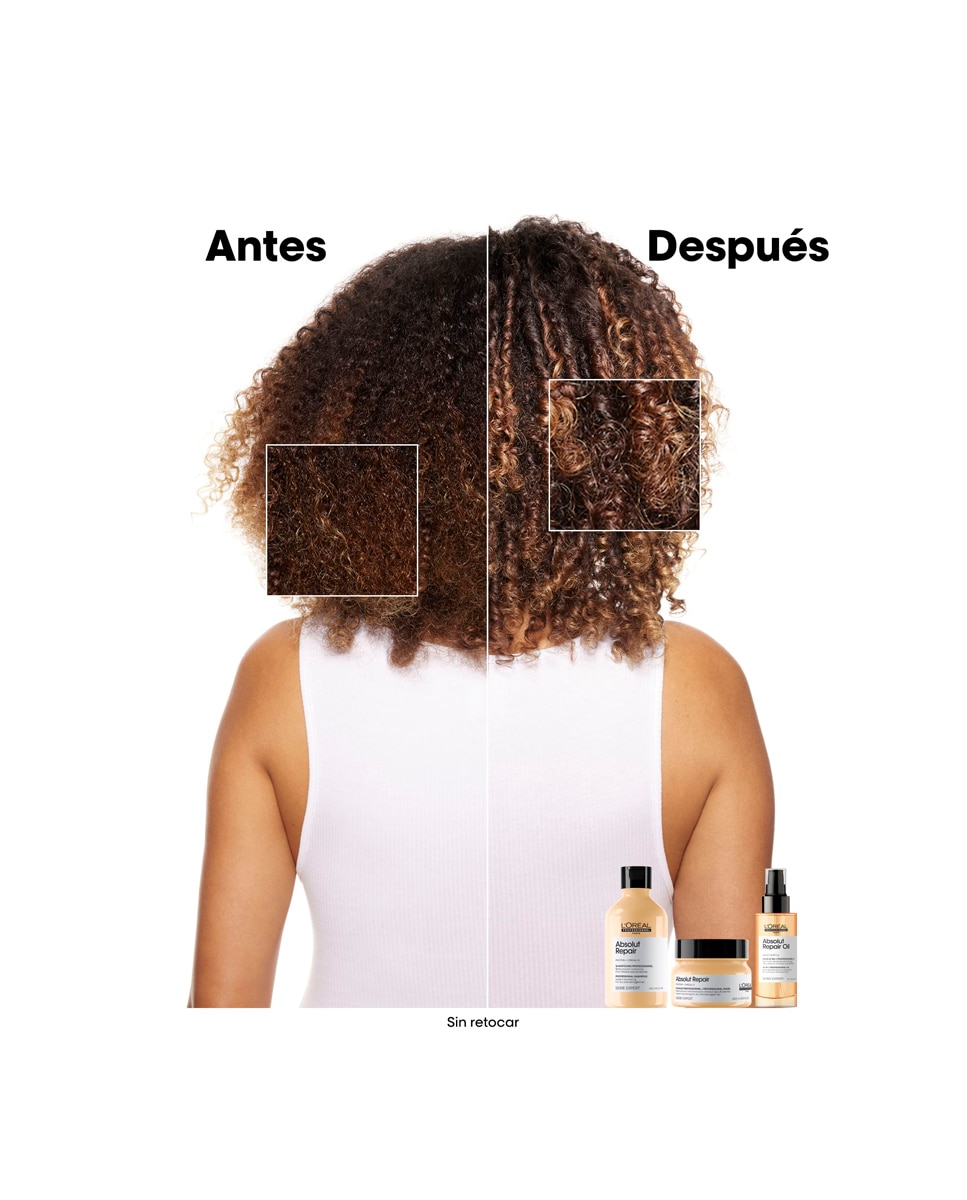 Mascarilla Absolut Repair Gold L'Oreal Professionnel - 250 ml 4