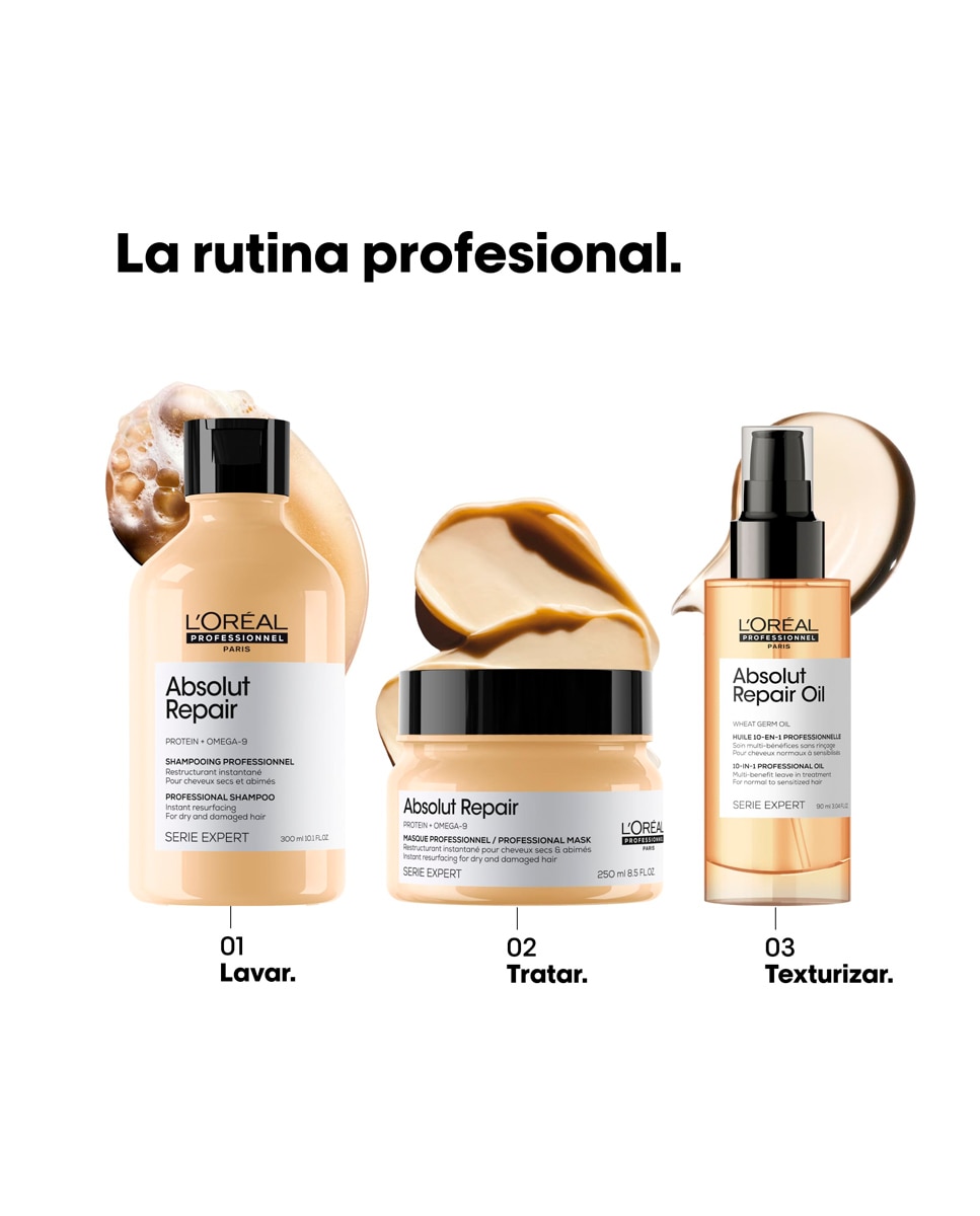 Mascarilla Absolut Repair Gold L'Oreal Professionnel - 250 ml 5