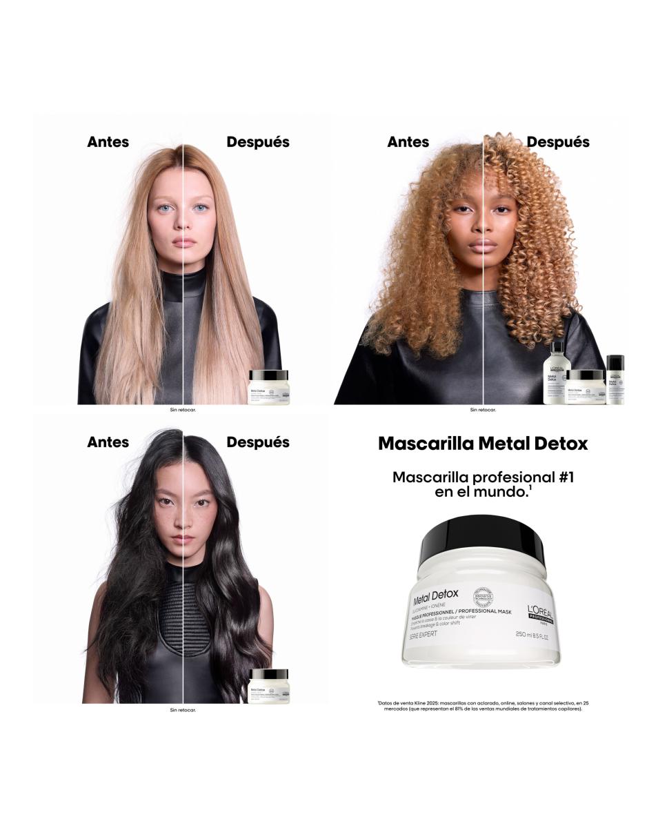 Mascarilla para todo tipo de cabello Serie Expert Metal Detox 150 ml L'Oréal Professionnel - 150 ml 4