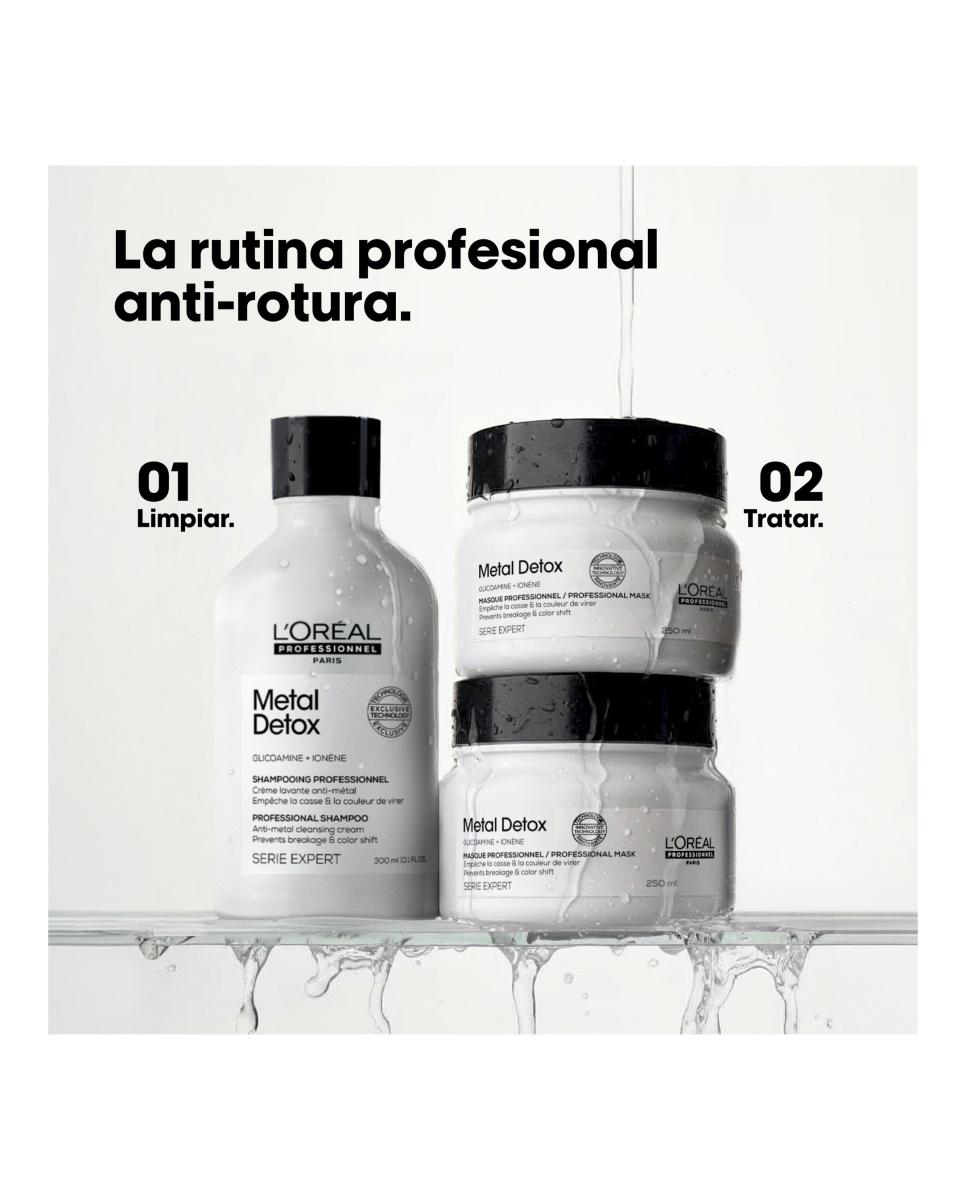 Mascarilla para todo tipo de cabello Serie Expert Metal Detox 150 ml L'Oréal Professionnel - 150 ml 10