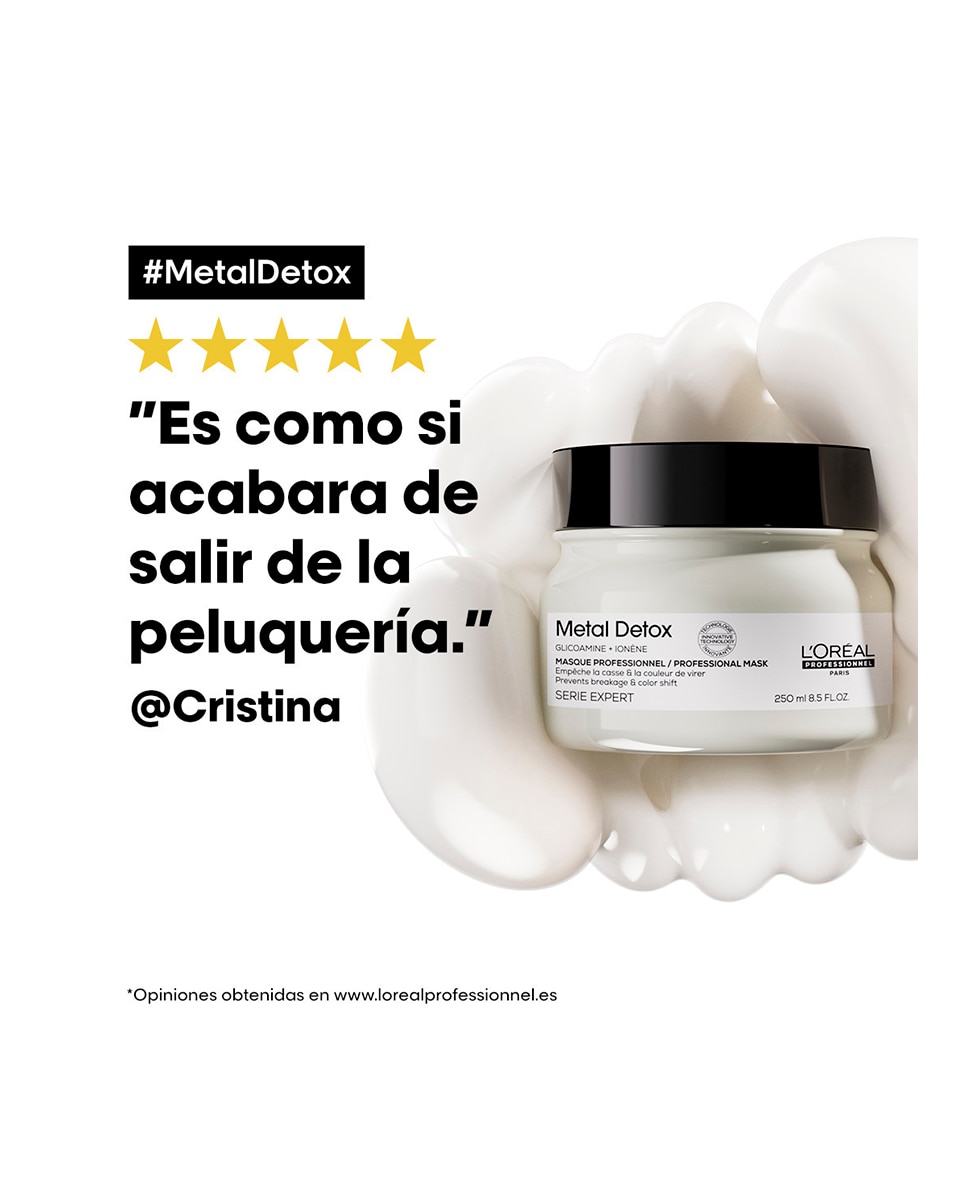 Mascarilla para todo tipo de cabello Serie Expert Metal Detox 150 ml L'Oréal Professionnel - 150 ml 14
