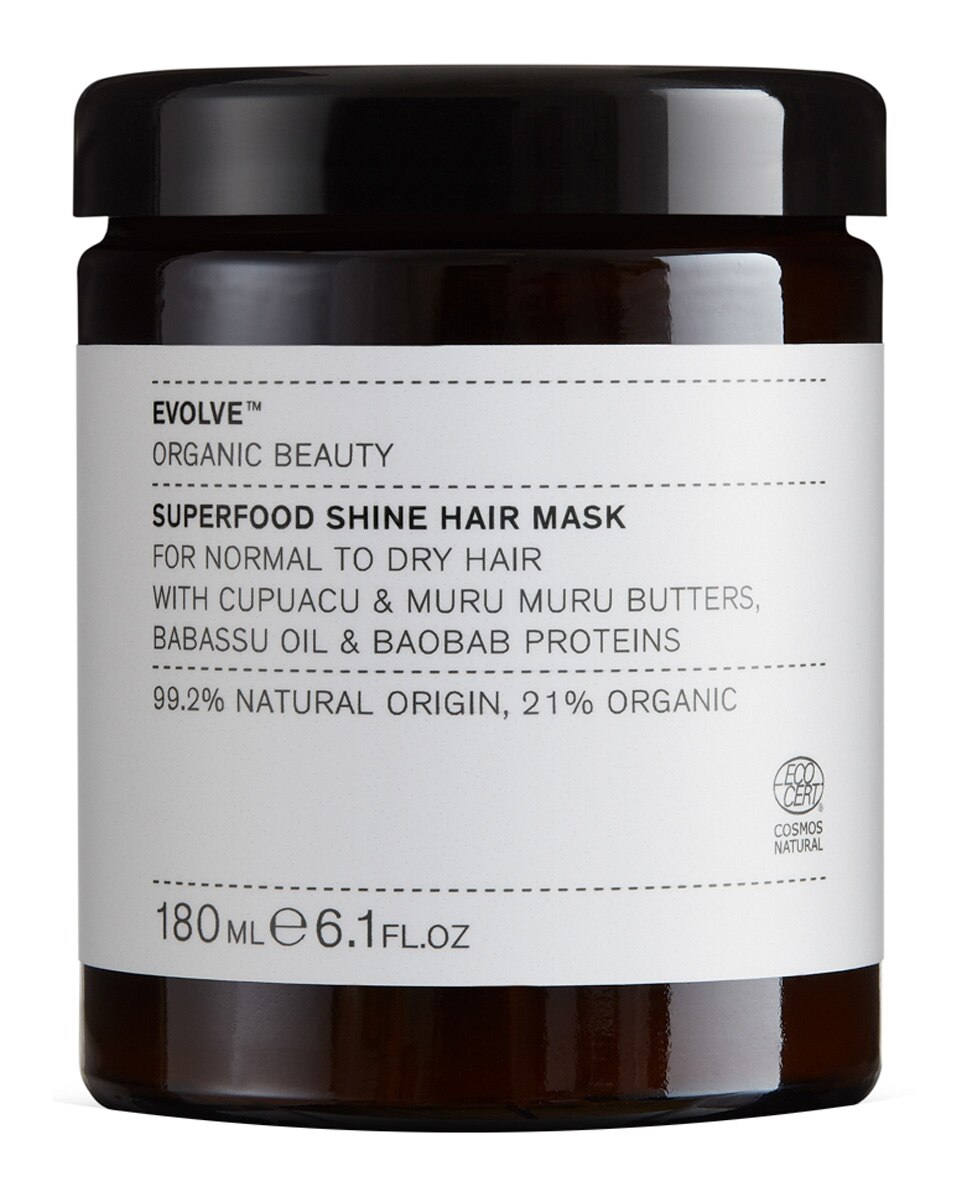 Imagen 0 de Mascarilla cabello Superfood Shine Mask 180 ml Evolve