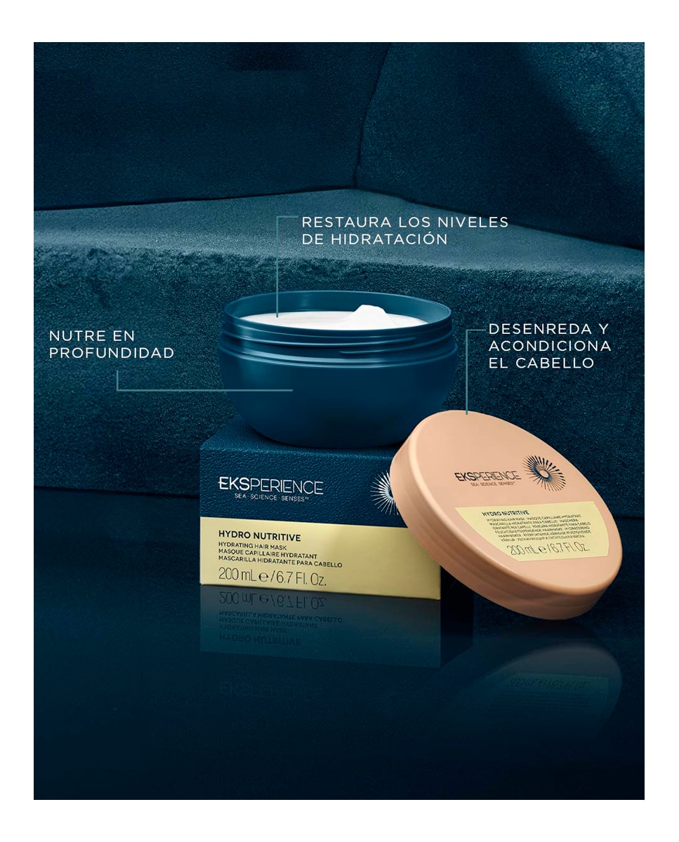 Mascarilla de cabello Hydro Nutritive Mask Eksperience 200 ml · El