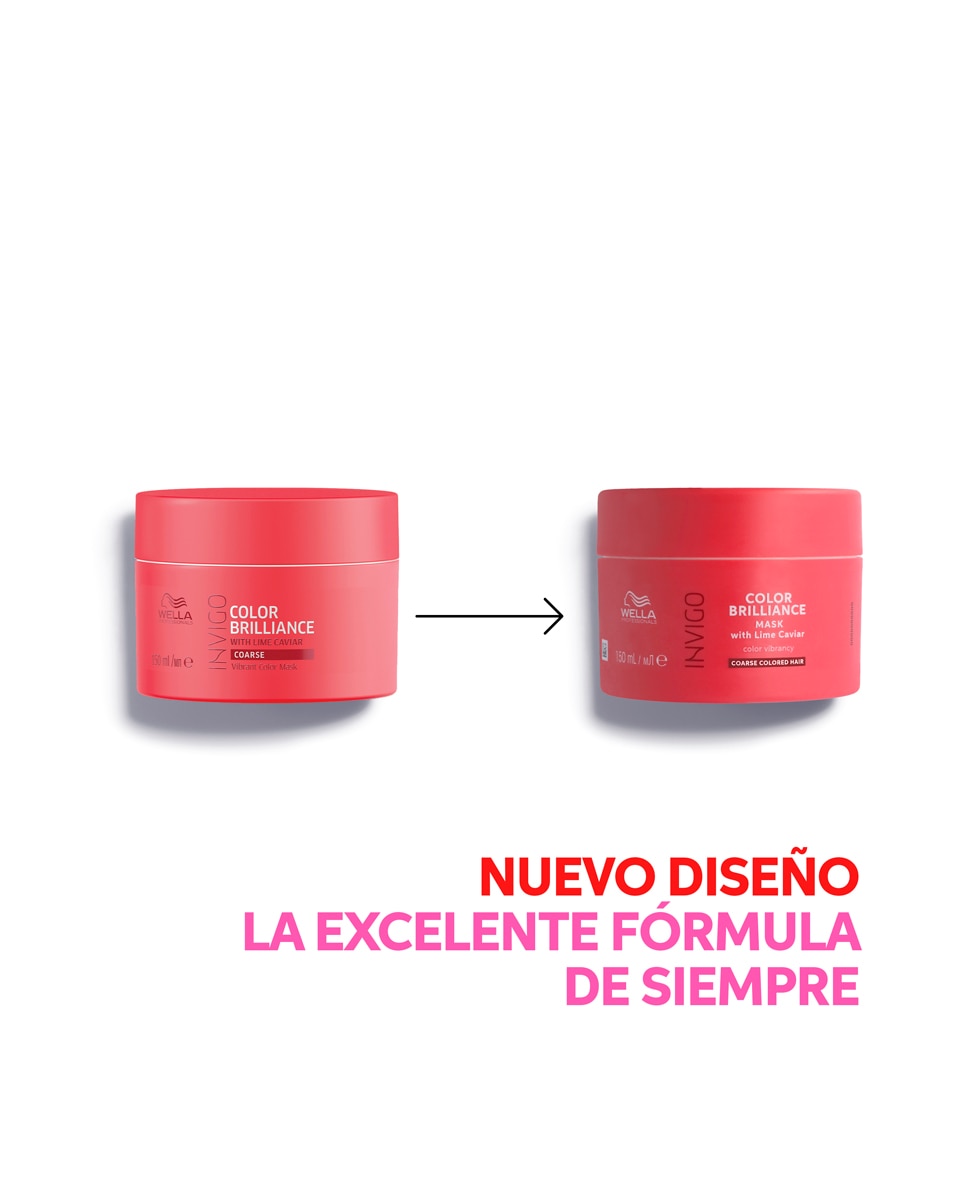 Mascarilla Cabello Grueso Invigo Brilliance Wella Professional - 150 ml 9