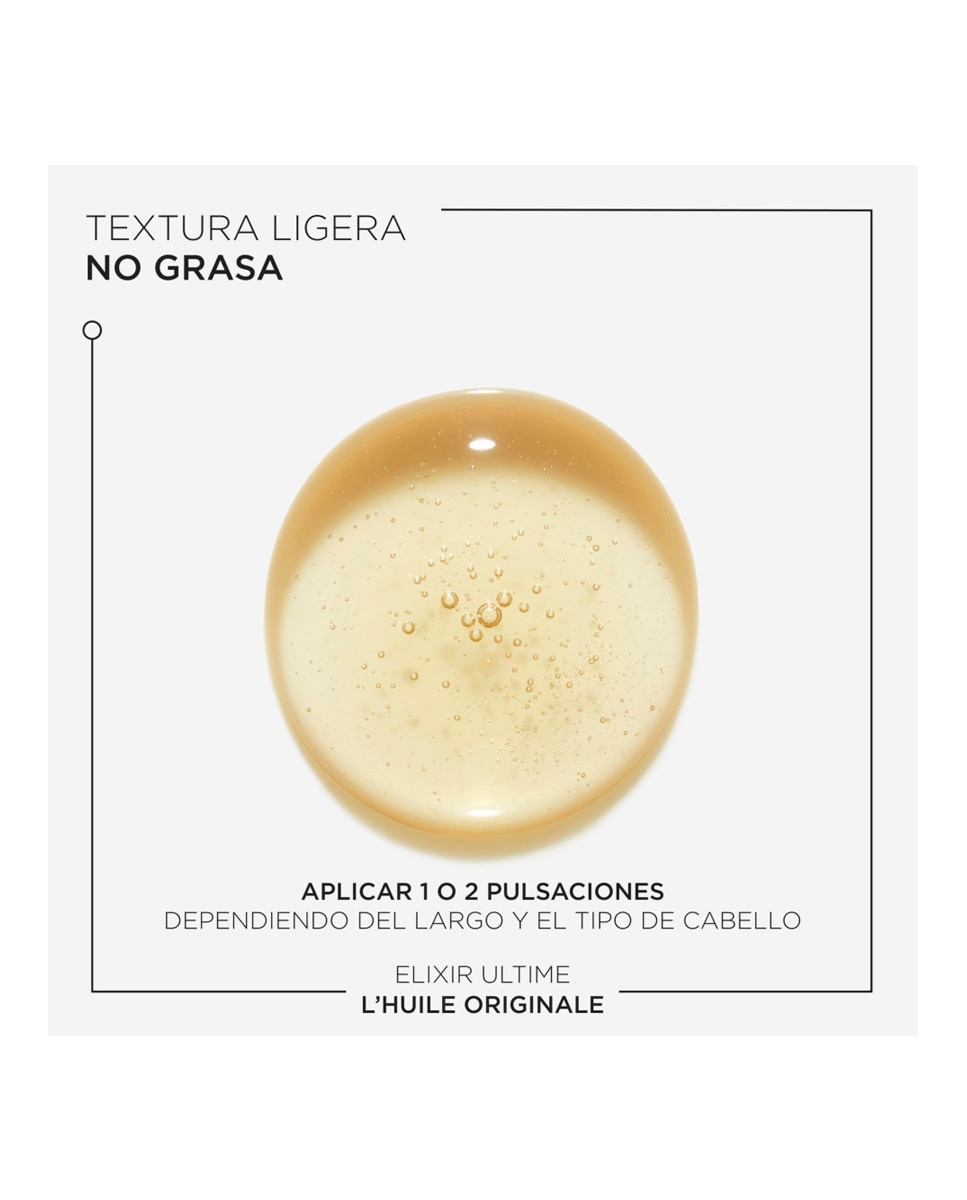 Recarga de Aceite para todo tipo de Cabello Elixir Ultime L'Huile Originale 75 ml Kérastase 5