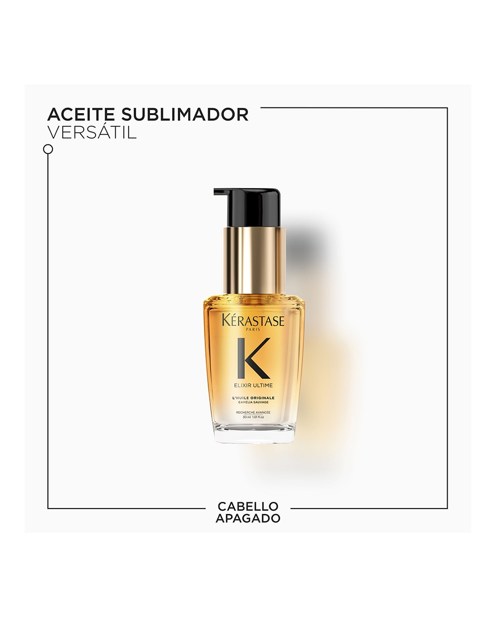Aceite para todo tipo de Cabello Elixir Ultime L'Huile Originale Kérastase - 30 ml 4