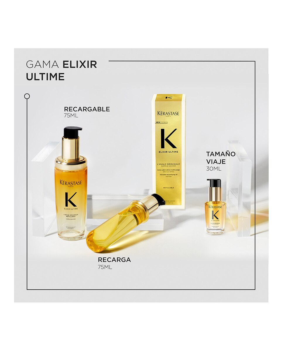 Aceite para todo tipo de Cabello Elixir Ultime L'Huile Originale Kérastase - 30 ml 5