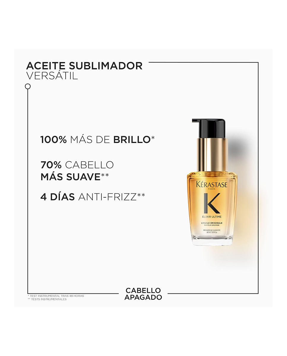 Aceite para todo tipo de Cabello Elixir Ultime L'Huile Originale Kérastase - 30 ml 6