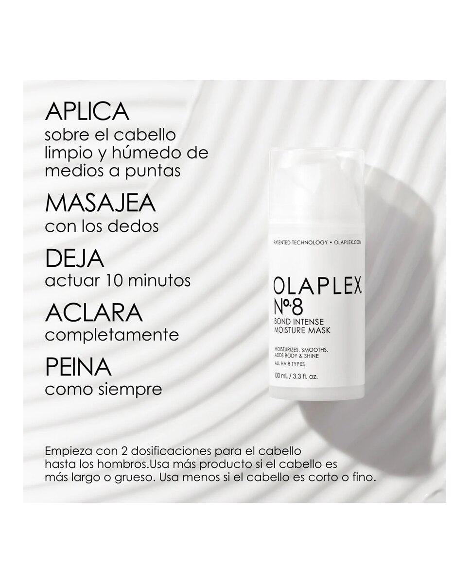 Mascarilla Nº8 Bond Intense Moisture Mask Olaplex - 100 ml 3