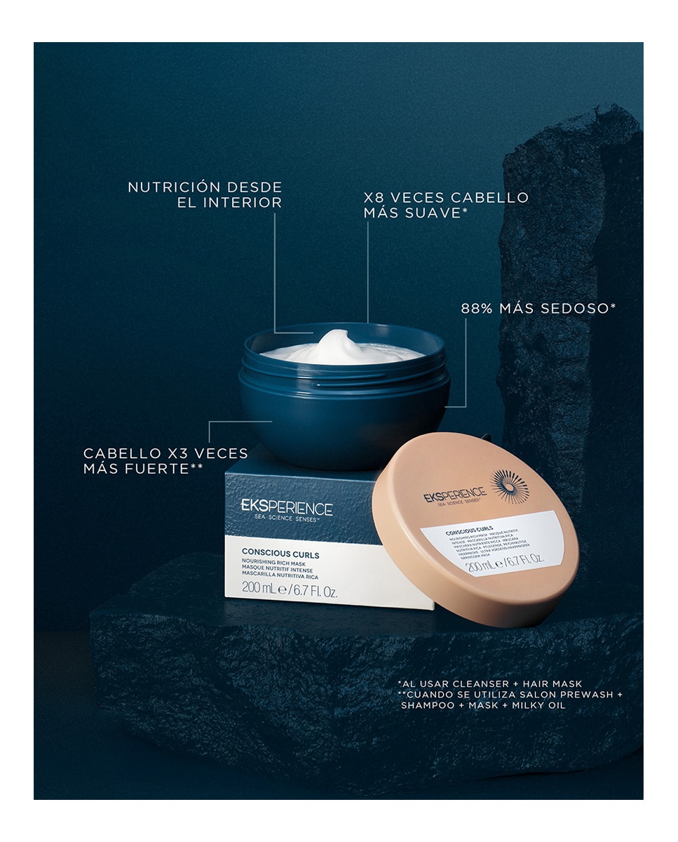 Mascarilla Capilar Curls Rich Mask Eksperience - 200 ml 2