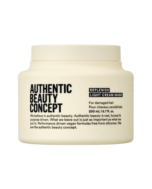 Imagen 0 de Mascarilla para cabello dañado de normal a fino Replenish Light Cream Mask 200 ml Authentic Beauty Concept