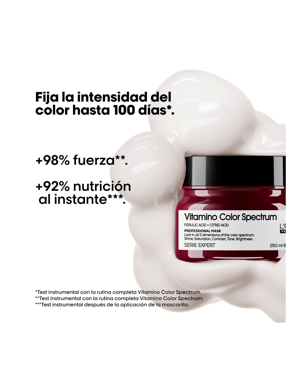 Mascarilla Para Cabello Coloreado Vitamino Color Spectrum Mask L'Oréal Professionnel - 250 ml 2