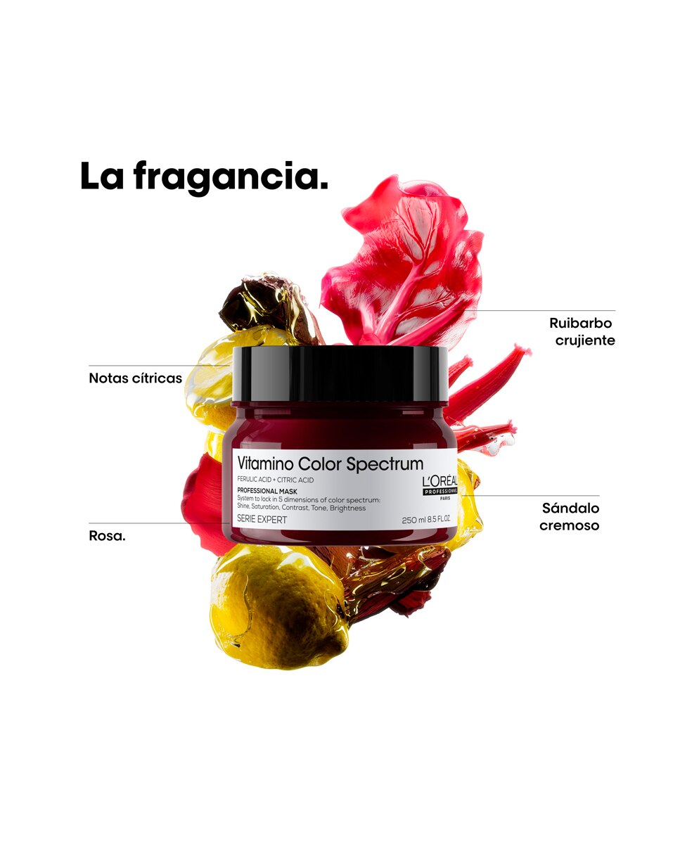 Mascarilla Para Cabello Coloreado Vitamino Color Spectrum Mask L'Oréal Professionnel - 250 ml 4
