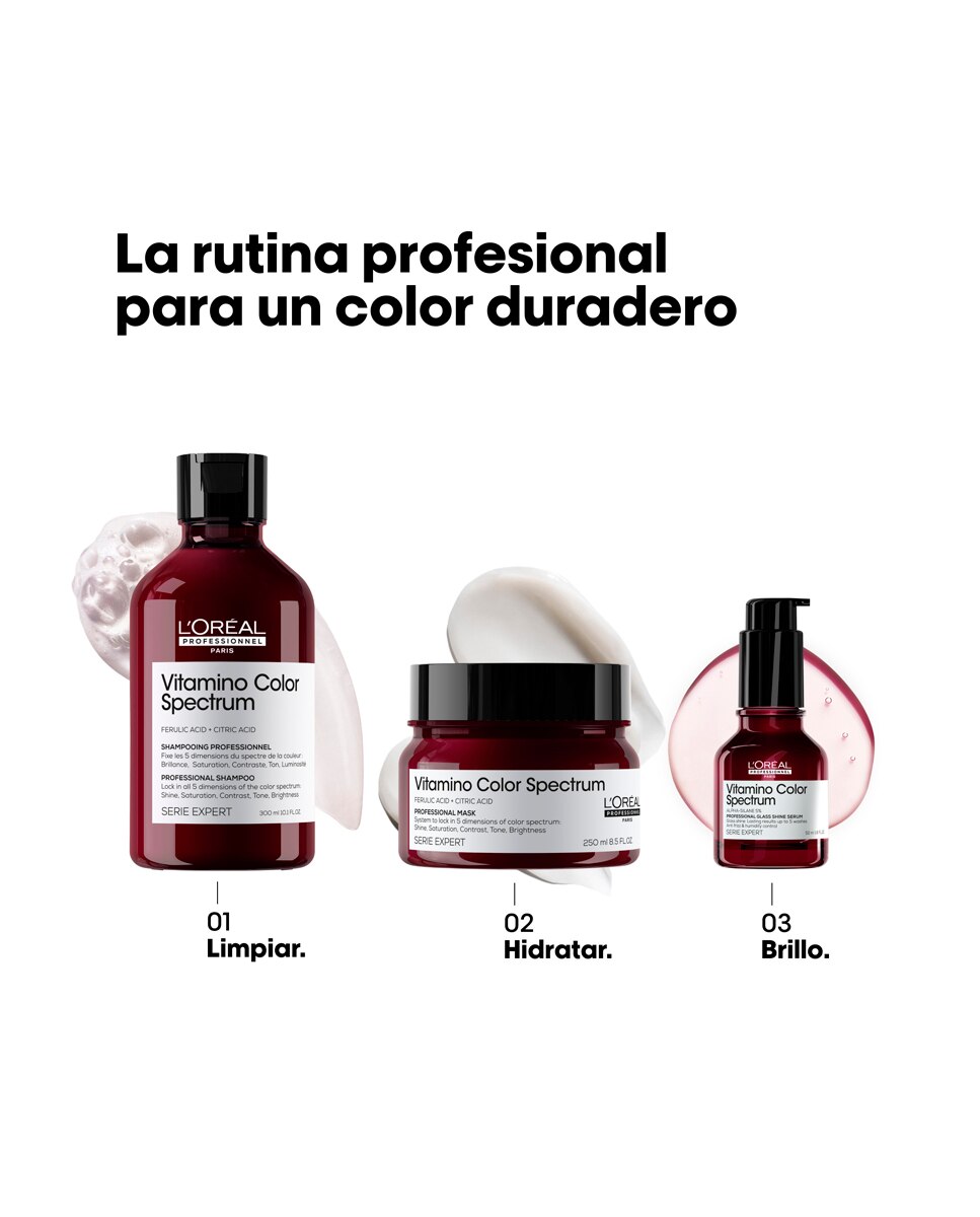 Mascarilla Para Cabello Coloreado Vitamino Color Spectrum Mask L'Oréal Professionnel - 250 ml 6