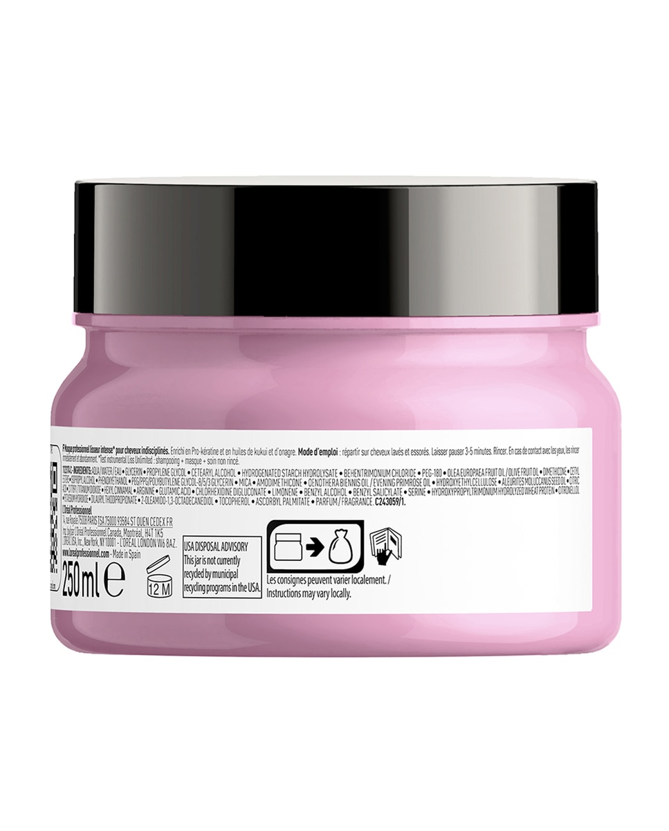 Mascarilla Liss Unlimited 250 ml L'Oreal Professionnel - 250 ml 2