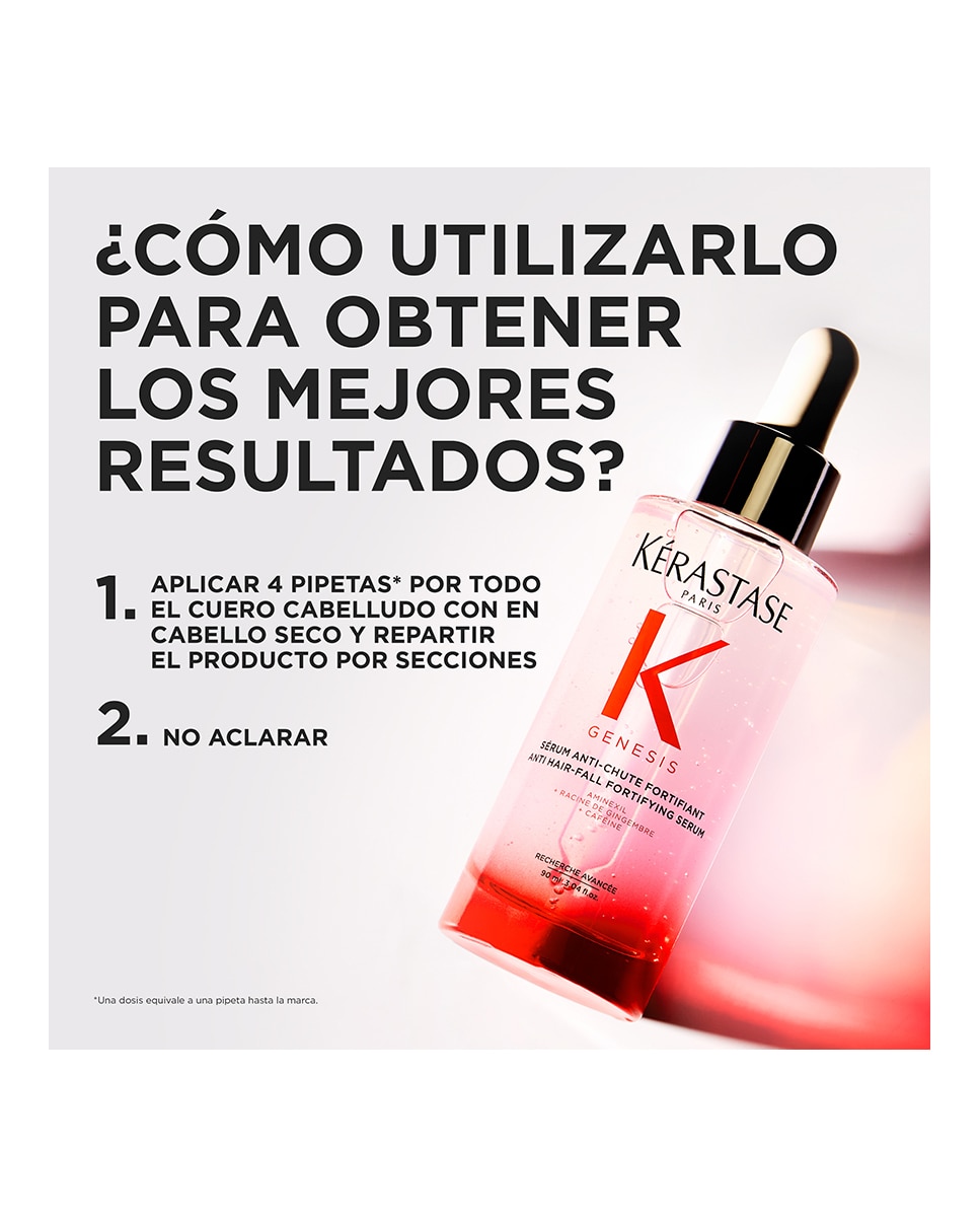 Sérum Fortificante Anticaída para cabello debilitado Genesis 90 ml Kerastase - 90 ml 7
