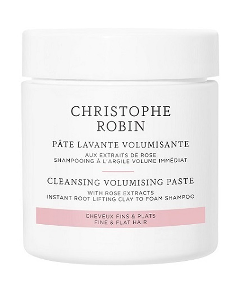 Christophe Robin - Pasta Lavante Voluminizante con Arcilla Rassoul y Extractos de Rosa 75 ml Christophe Robin.